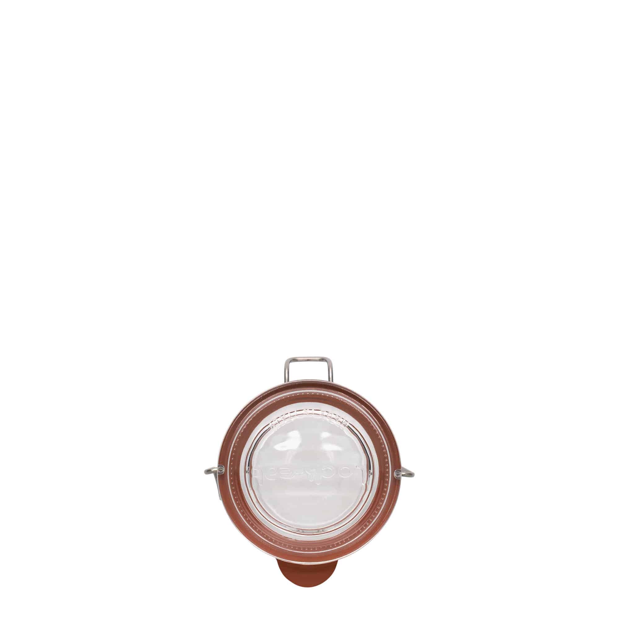 80 ml puristuskorkillinen lasipurkki 'Lock-Eat', suuaukko: puristuskorkki