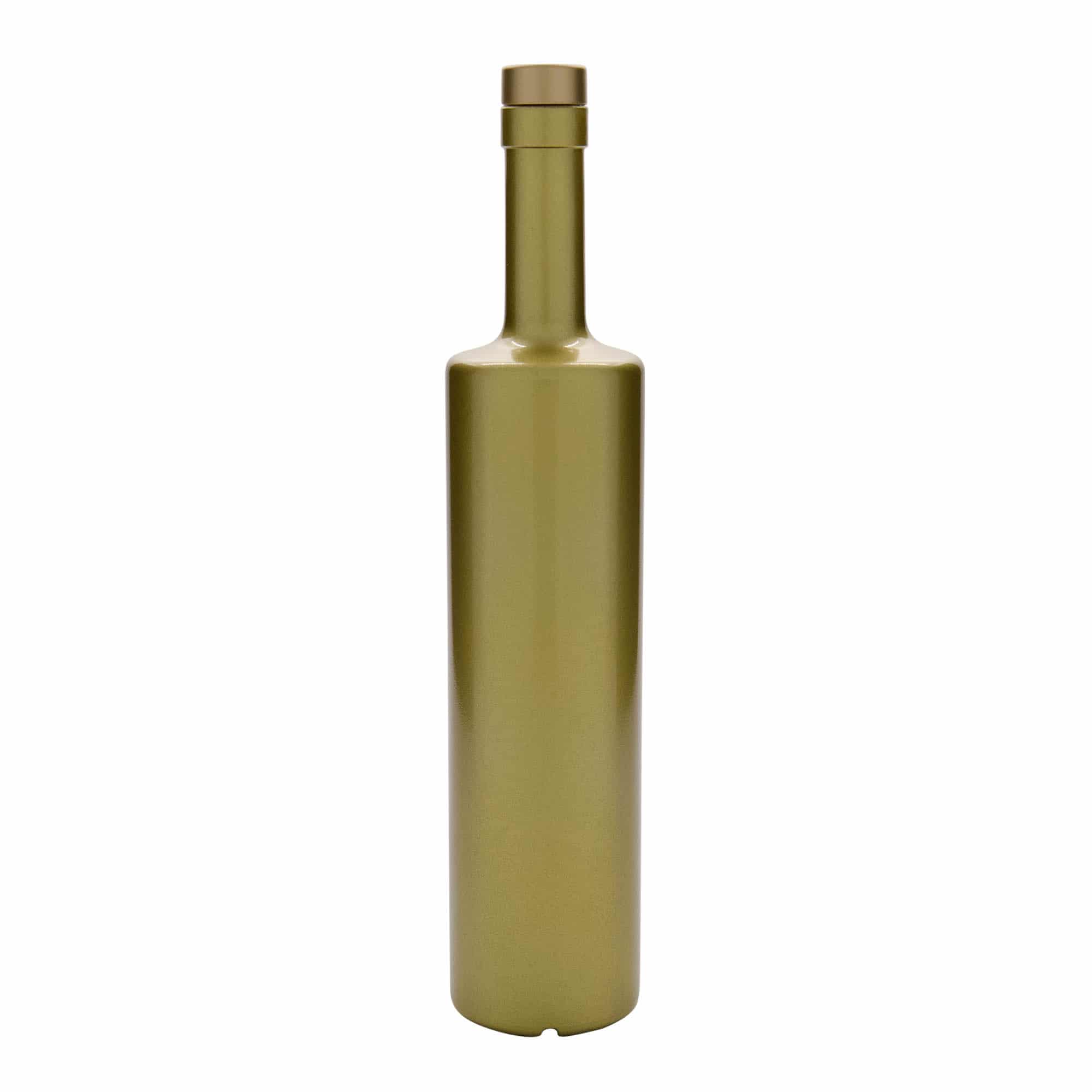 700 ml lasipullo 'Centurio', kulta, suu: korkki