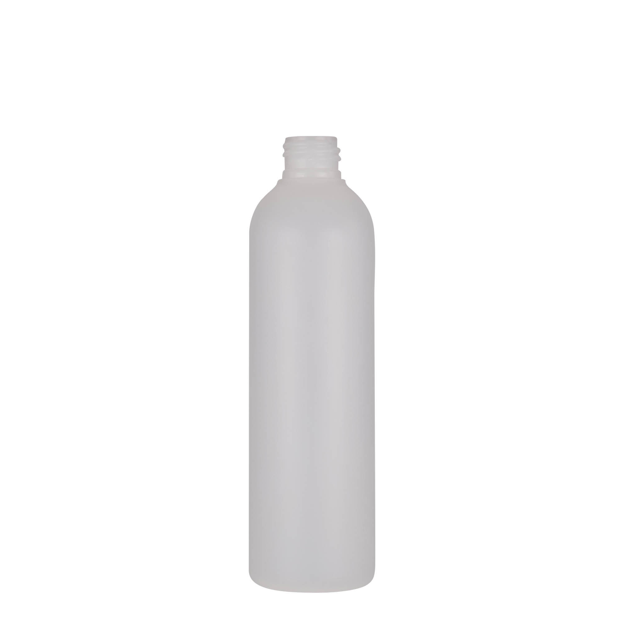 250 ml muovipullo 'Tuffy', HDPE, luonnonvärinen, suuaukko: 24/410