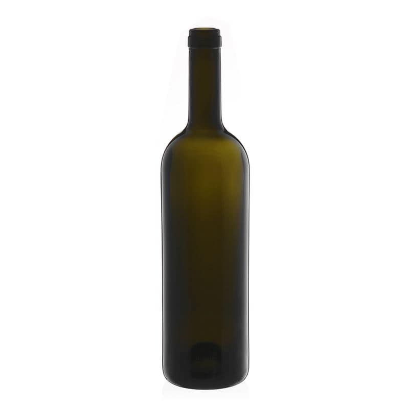 750 ml viinipullo 'Golia', antiikinvihreä, suu: korkki
