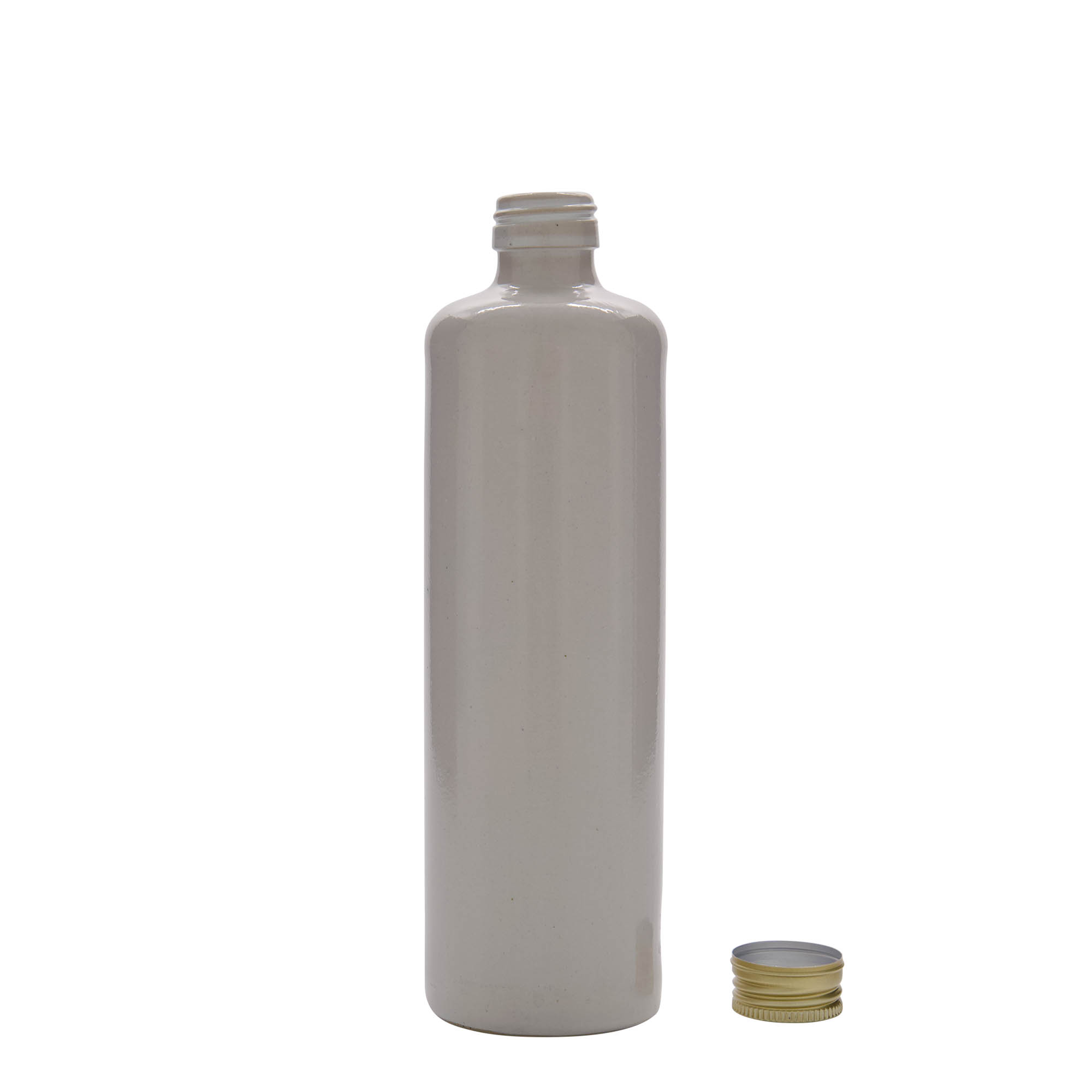 500 ml saviruukku, kivisavi, valkoinen, suuaukko: PP 31,5