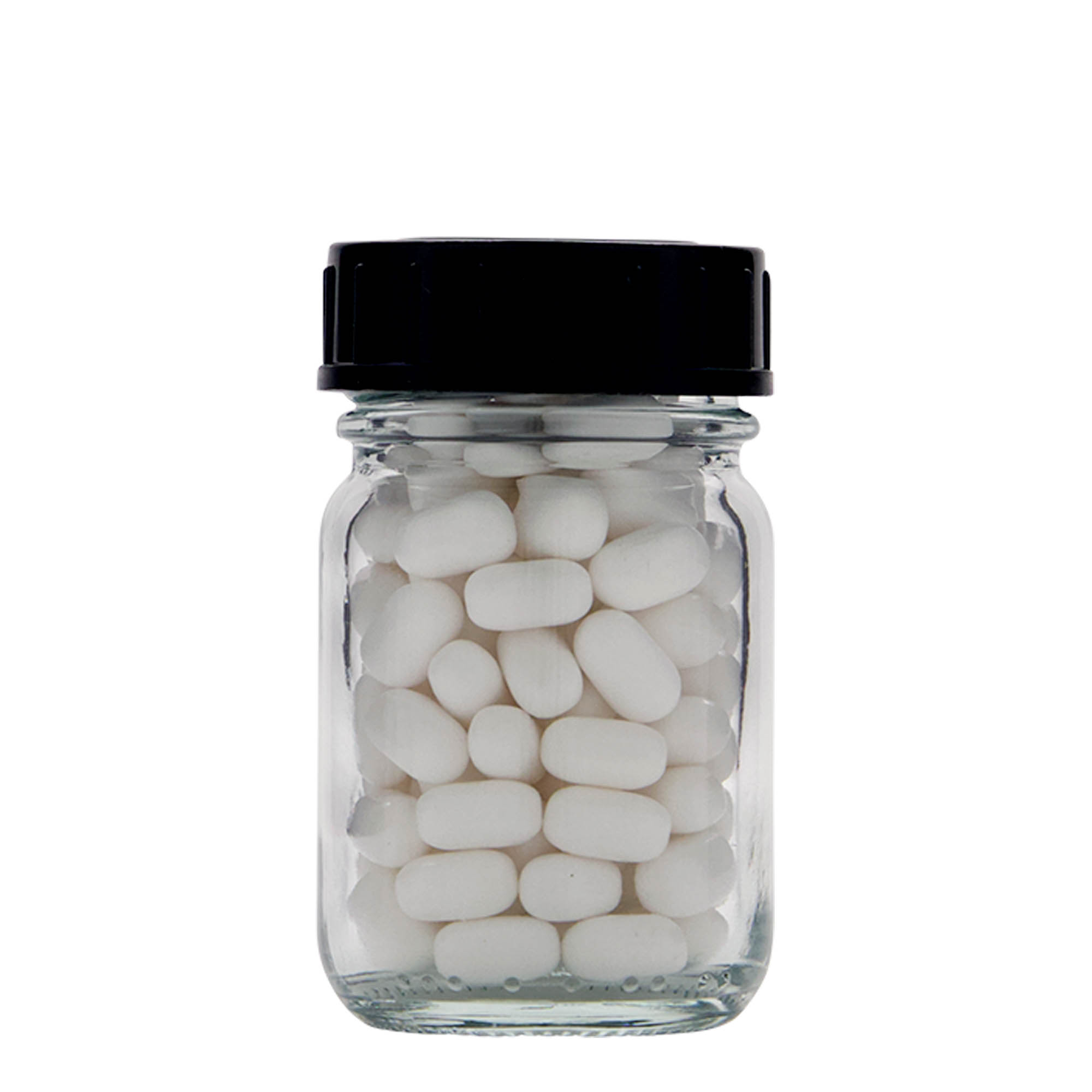 50 ml leveäkaulainen lasi, suuaukko: DIN 40 50 ml leveäkaulainen lasi, suuaukko: DIN 40