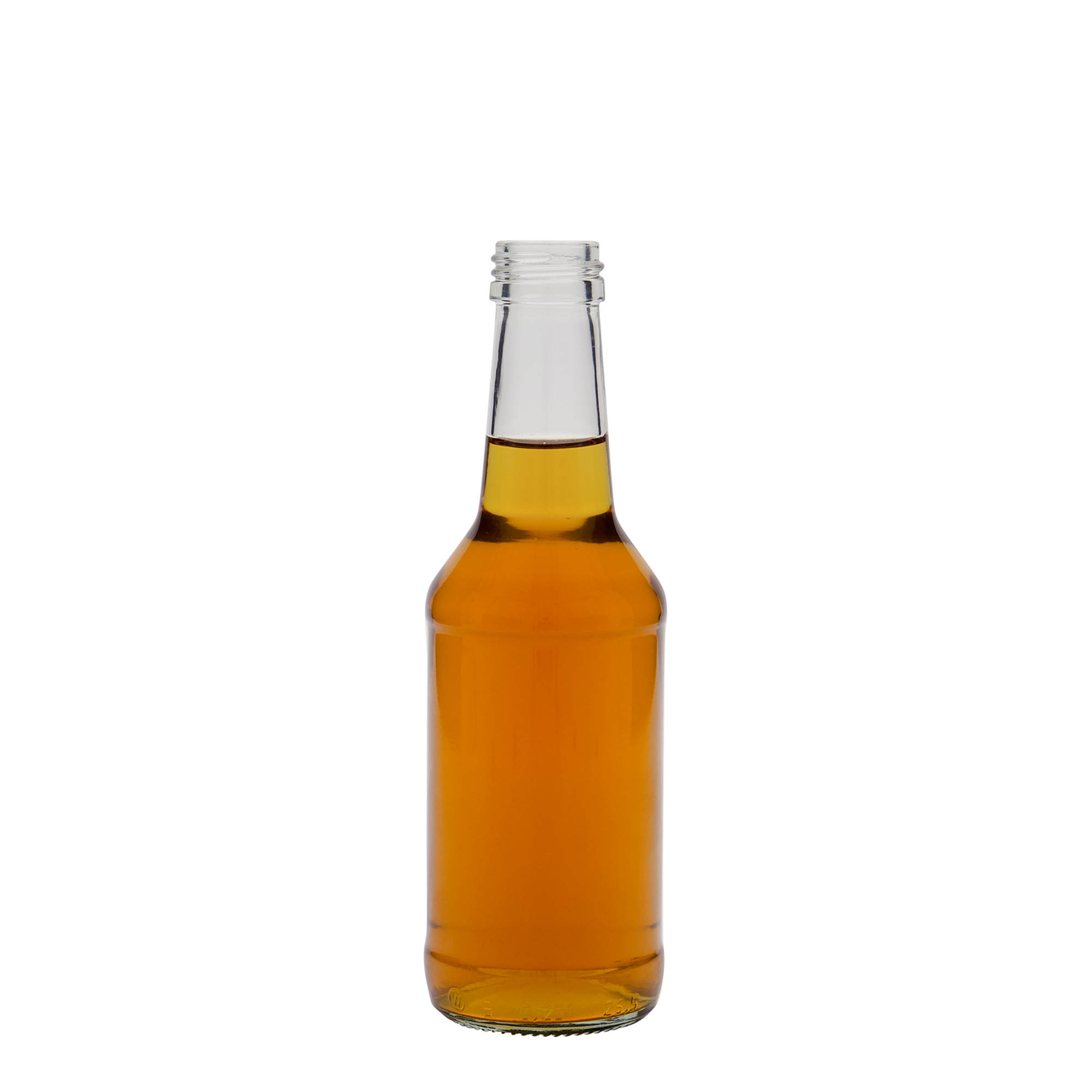250 ml lasipullo 'Nils', suuaukko: PP 28