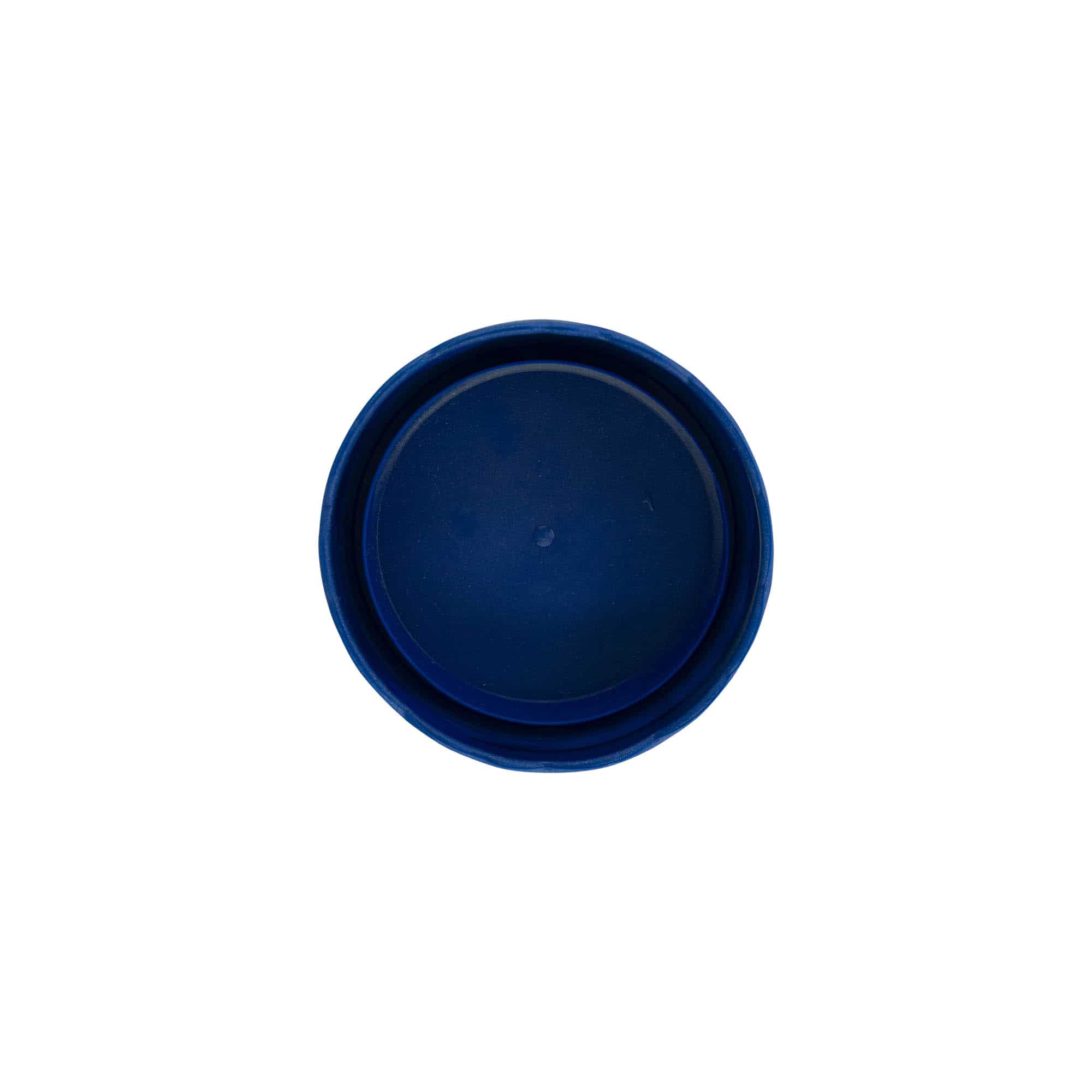 Sopiva kansi kapeakaulaiselle keramiikkapadalle, HDPE-muovia, sininen