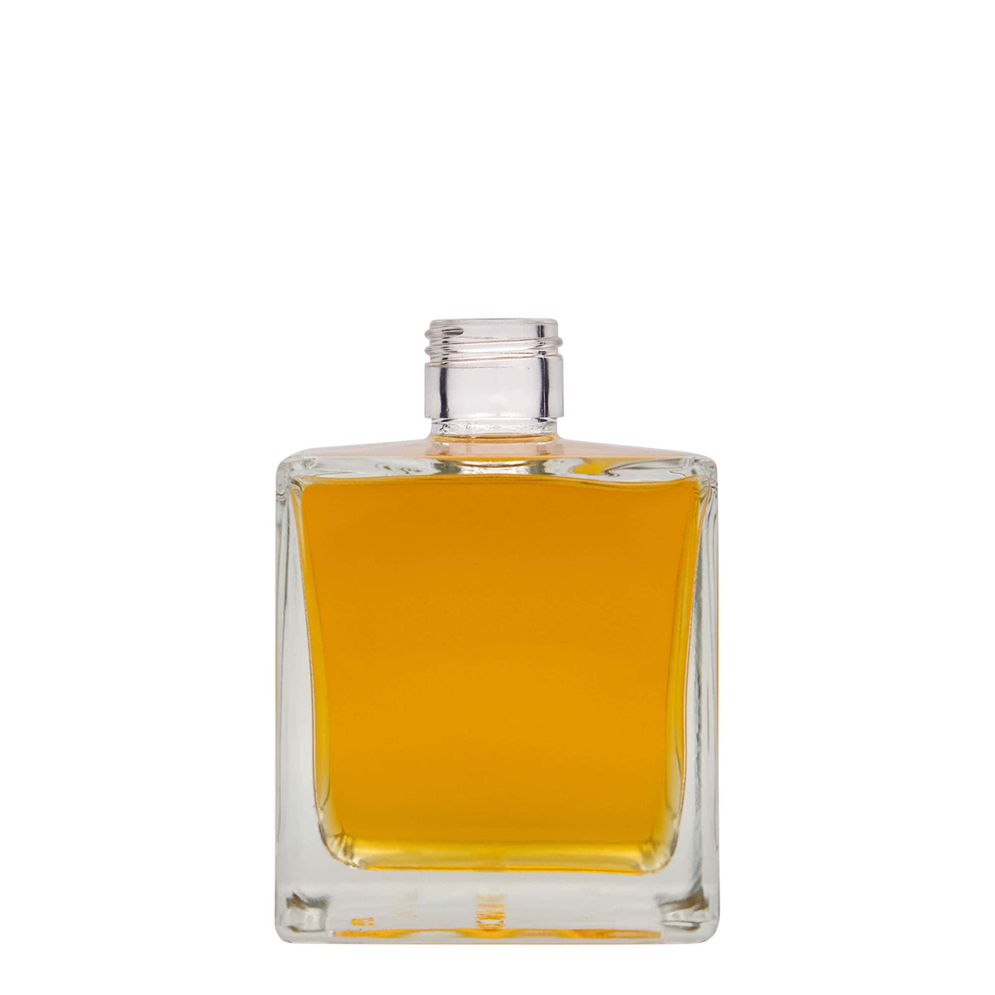 500 ml lasipullo 'Cube', neliömäinen, suuaukko: PP 31,5