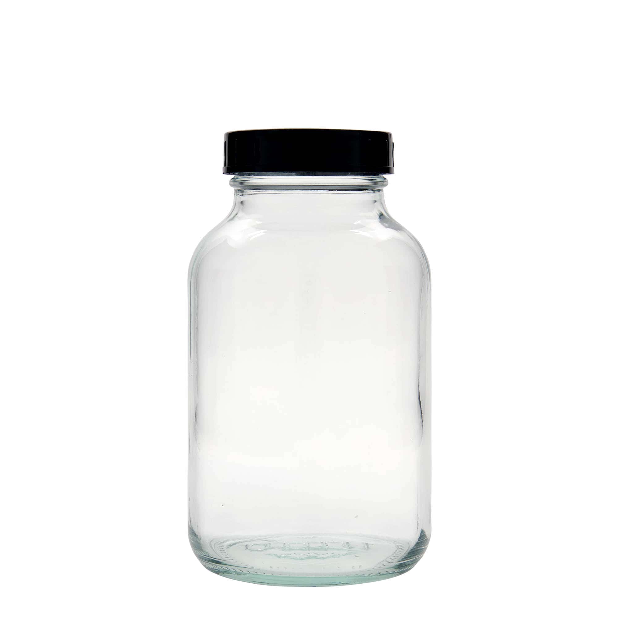 1000 ml leveäkaul. lasipurkki, suu: DIN 68