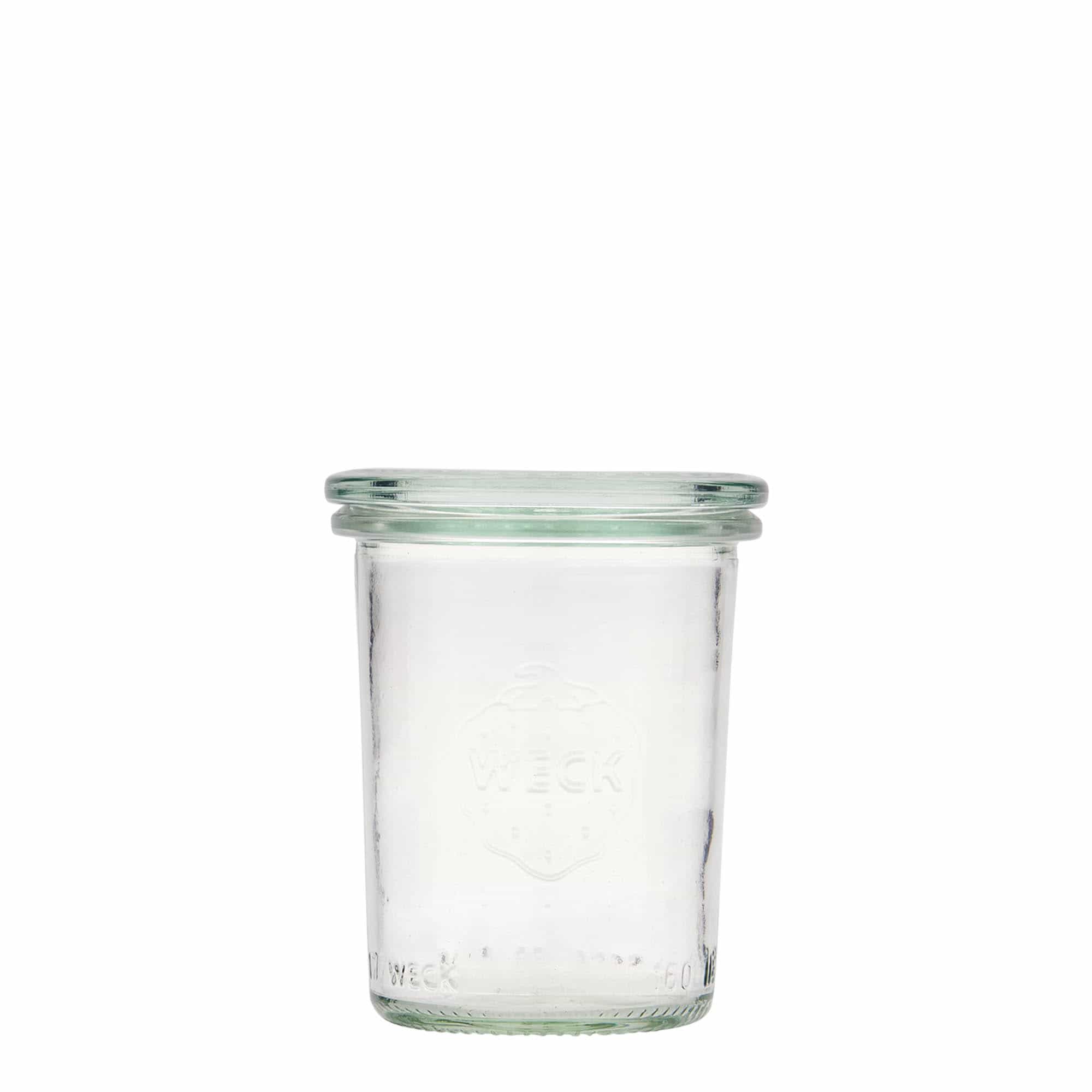 160 ml WECK sylinterimäinen lasipurkki, suu: pyöreä reuna 160 ml WECK sylinterimäinen lasipurkki, suu: pyöreä reuna