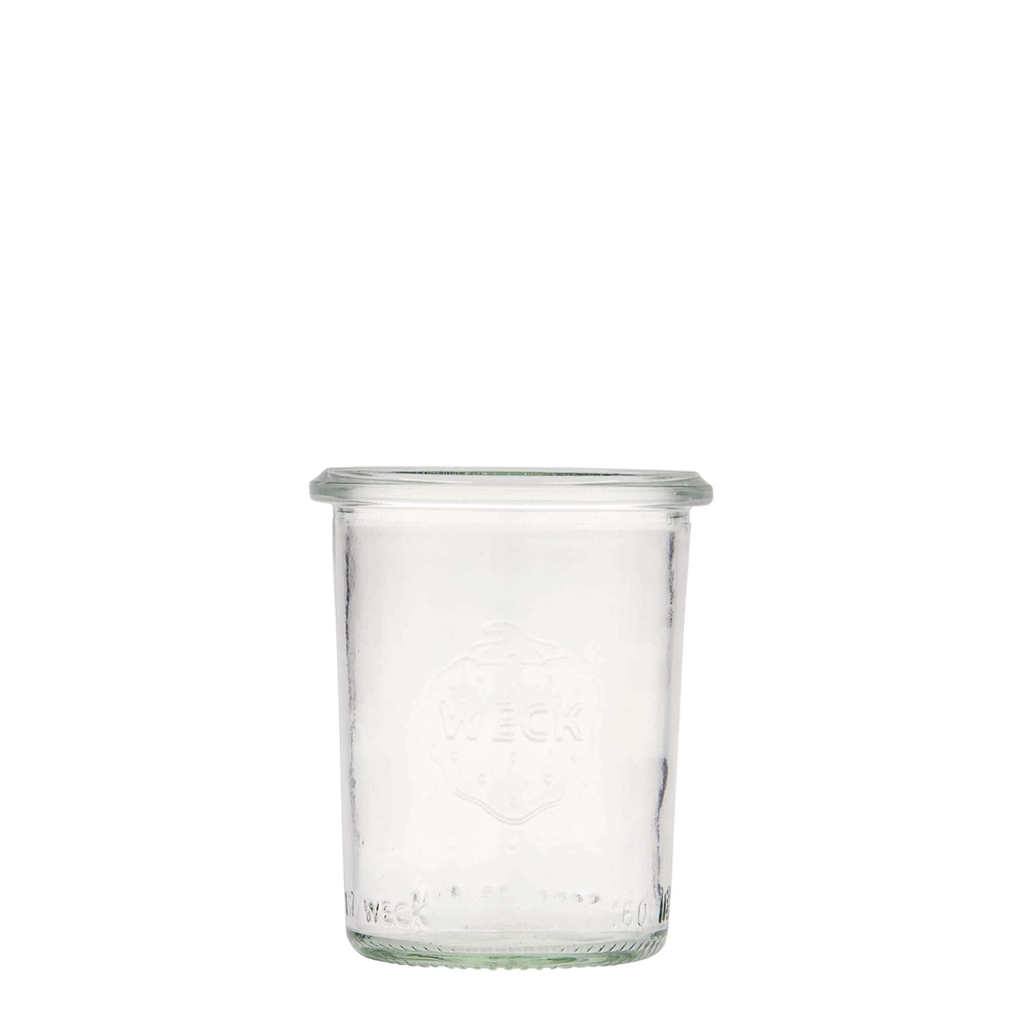 160 ml WECK-kaatopurkki, suuaukko: pyöreä reuna