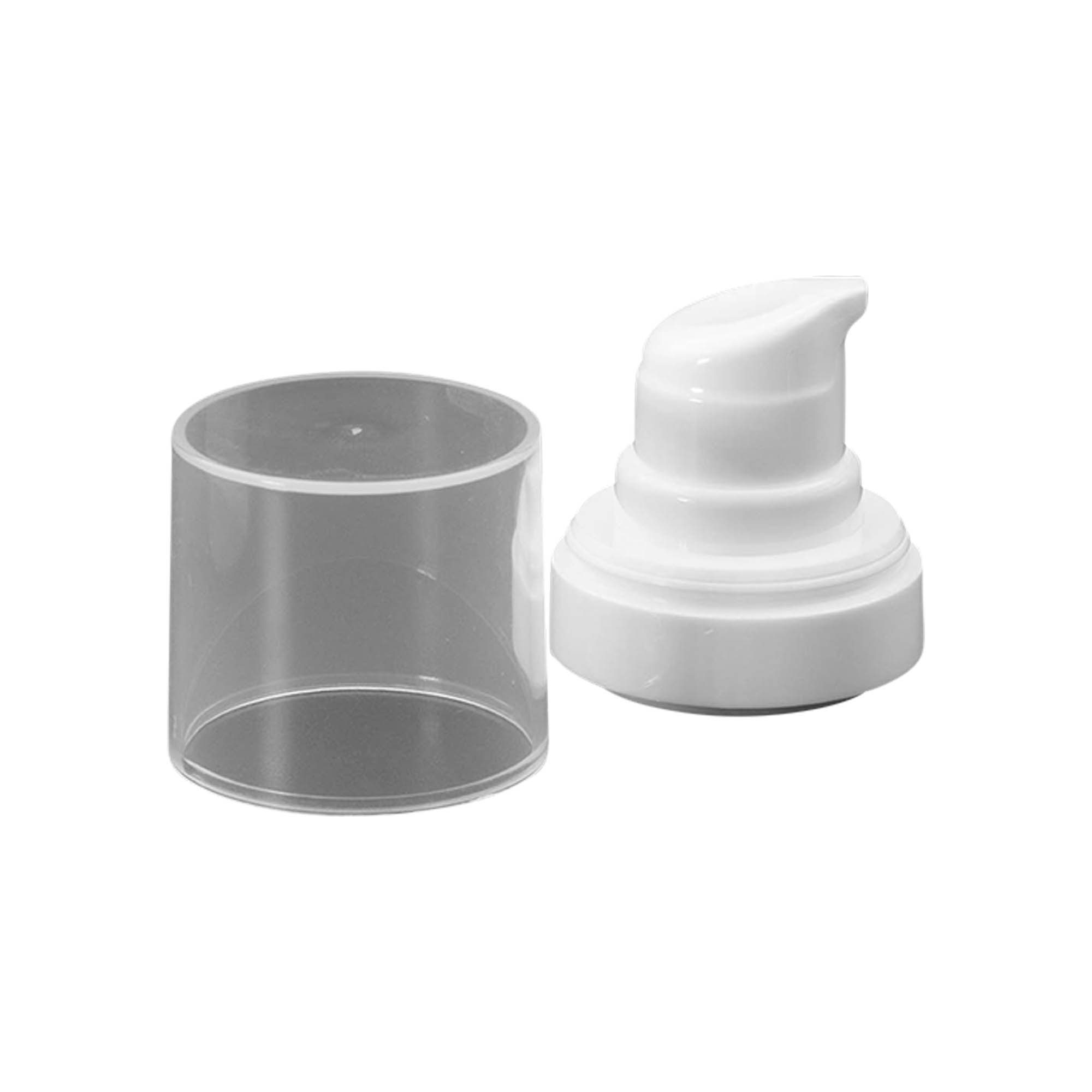 Airless-annostelupumpun pää 'Micro', PP-muovi, valkoinen Airless-annostelupumpun pää 'Micro', PP-muovi, valkoinen