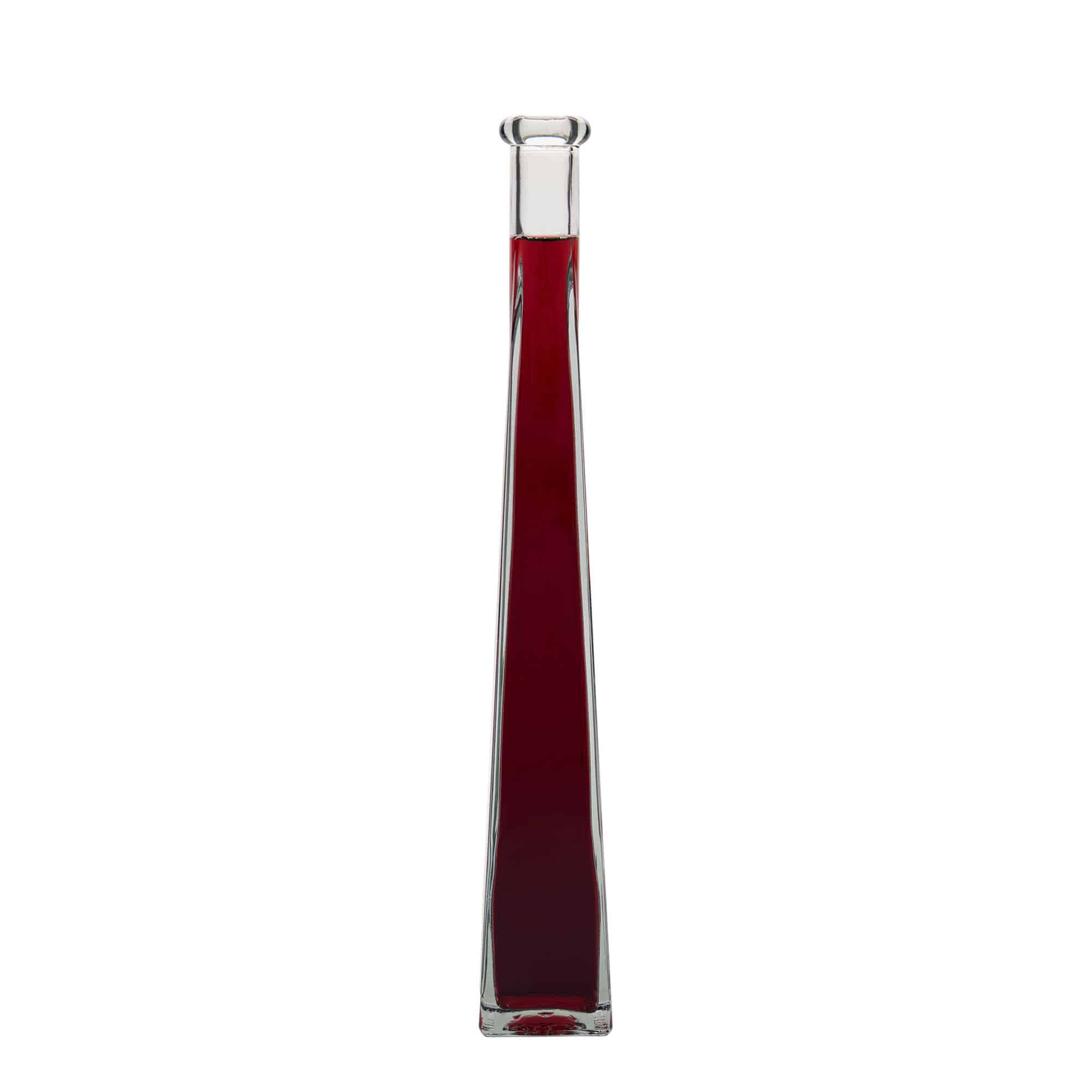 200 ml lasipullo 'Dama Quadrato', neliömäinen, suuaukko: korkki 200 ml lasipullo 'Dama Quadrato', neliömäinen, suuaukko: korkki