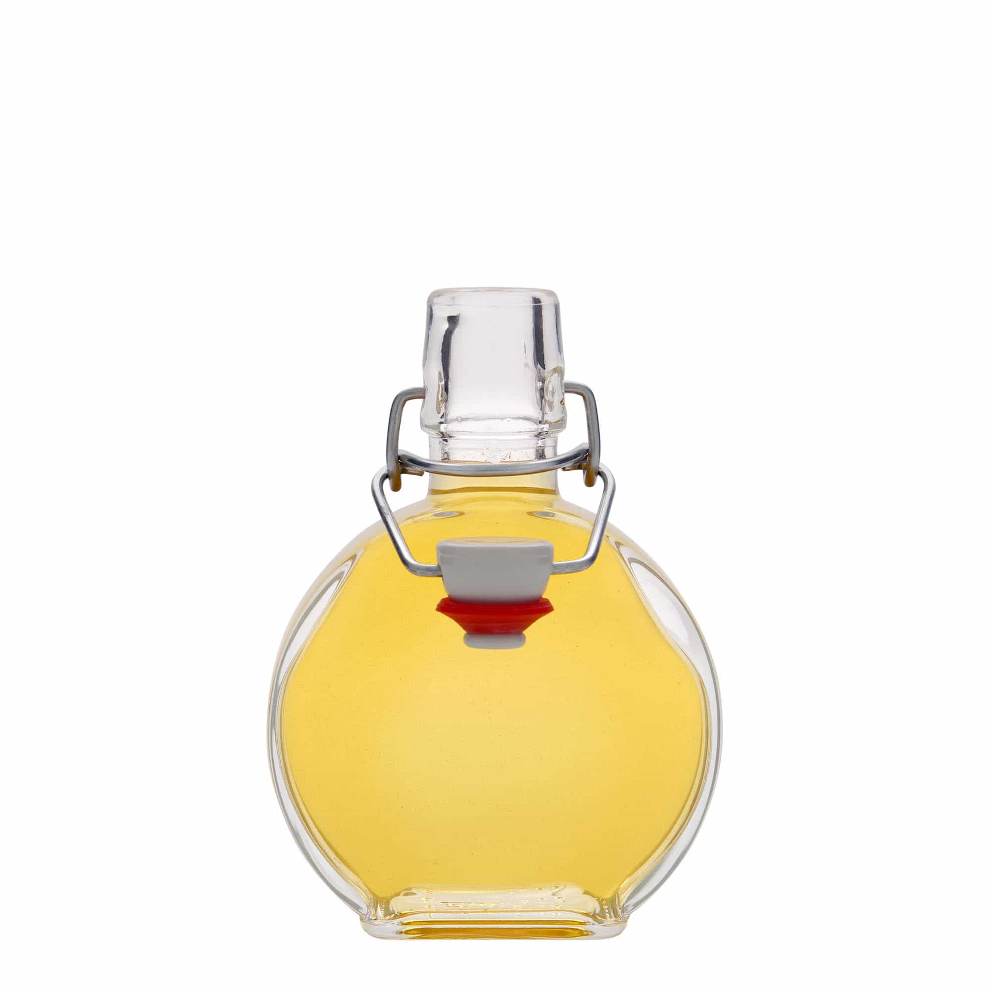 200 ml lasipullo 'Sensatione', nelikulm., suu: patenttikorkki