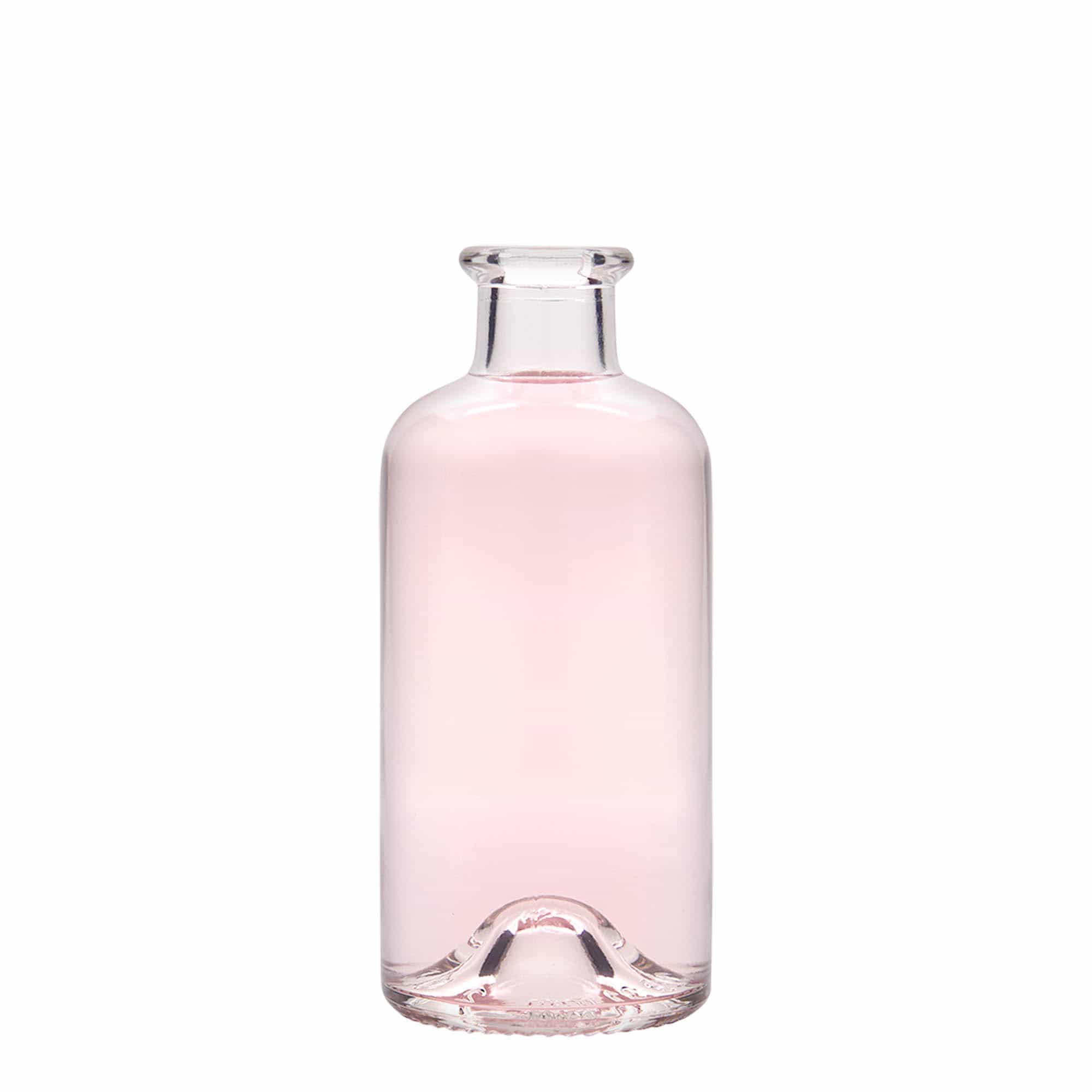 200 ml apteekkarin lasipullo, suu: korkki