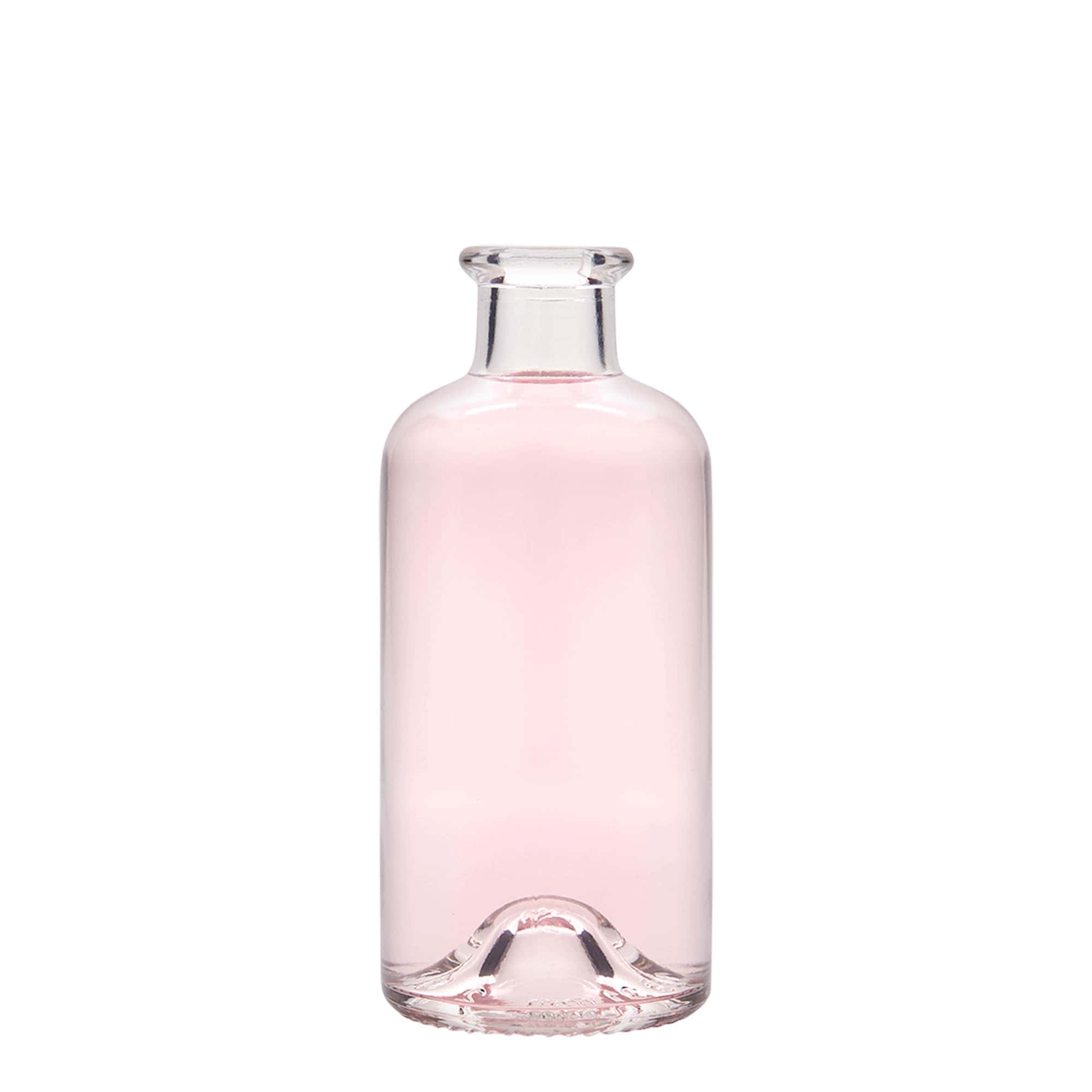 200 ml lasipullo apteekkari, suuaukko: korkki