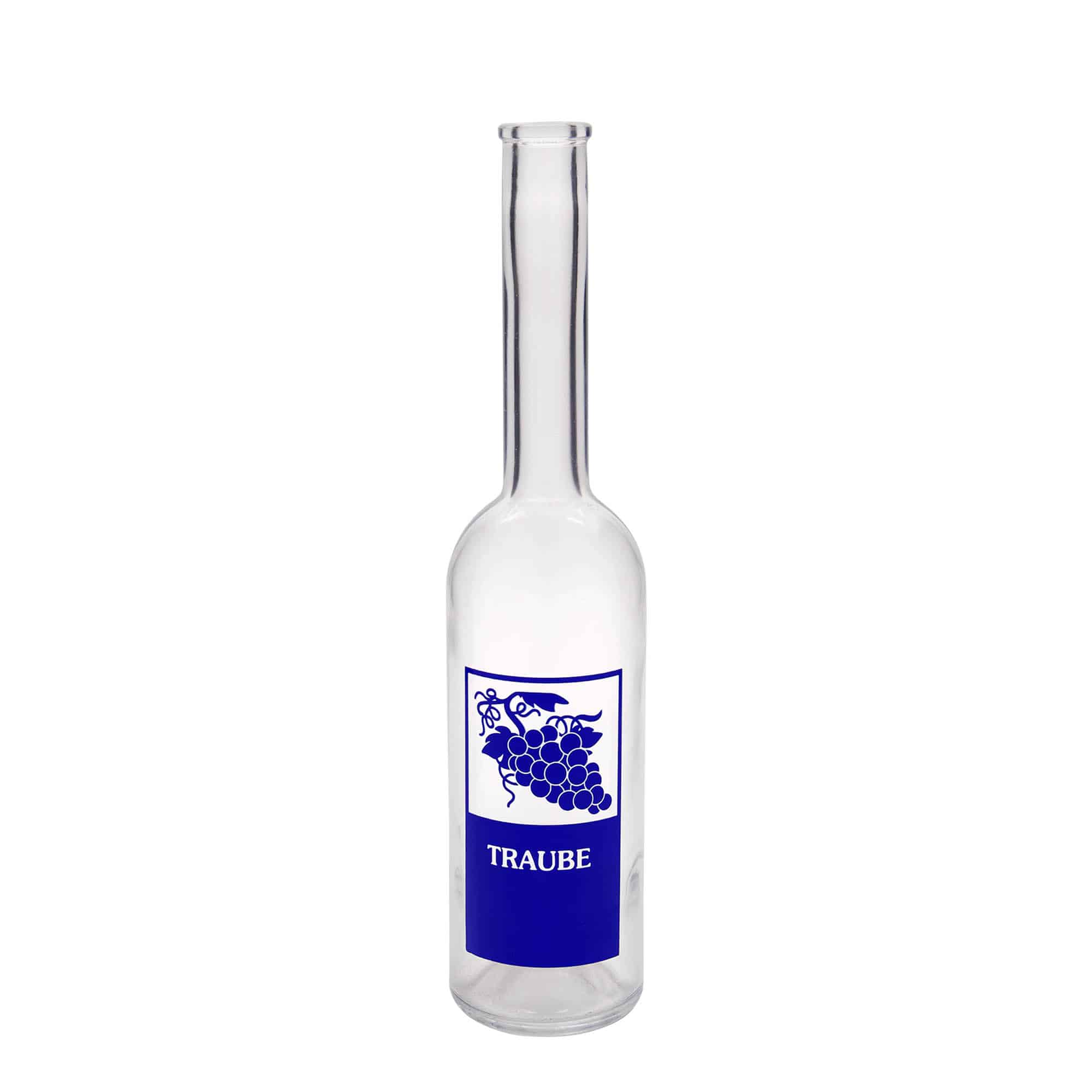 500 ml lasipullo 'Ooppera', kuvio: rypäleet, suu: korkki 500 ml lasipullo 'Ooppera', kuvio: rypäleet, suu: korkki