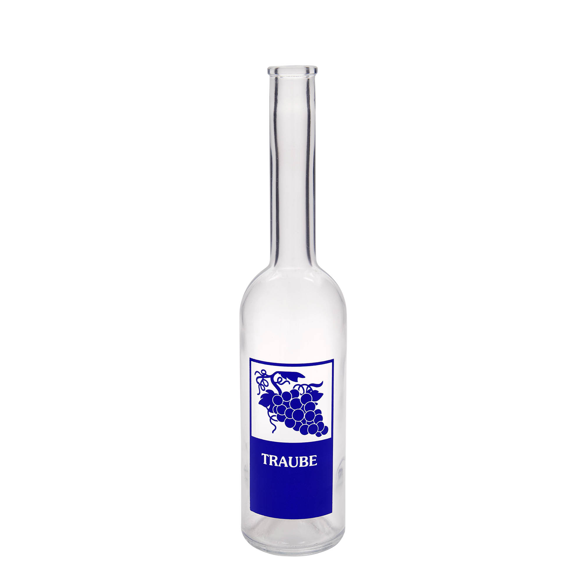 500 ml lasipullo 'Opera', kuvio: Viinirypäle, suuaukko: korkki