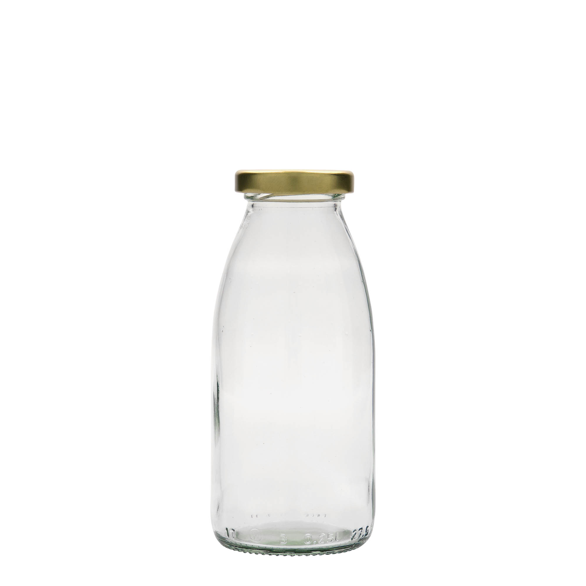 250 ml lasipullo Vroni #, suuaukko: Twist-Off (TO 43)