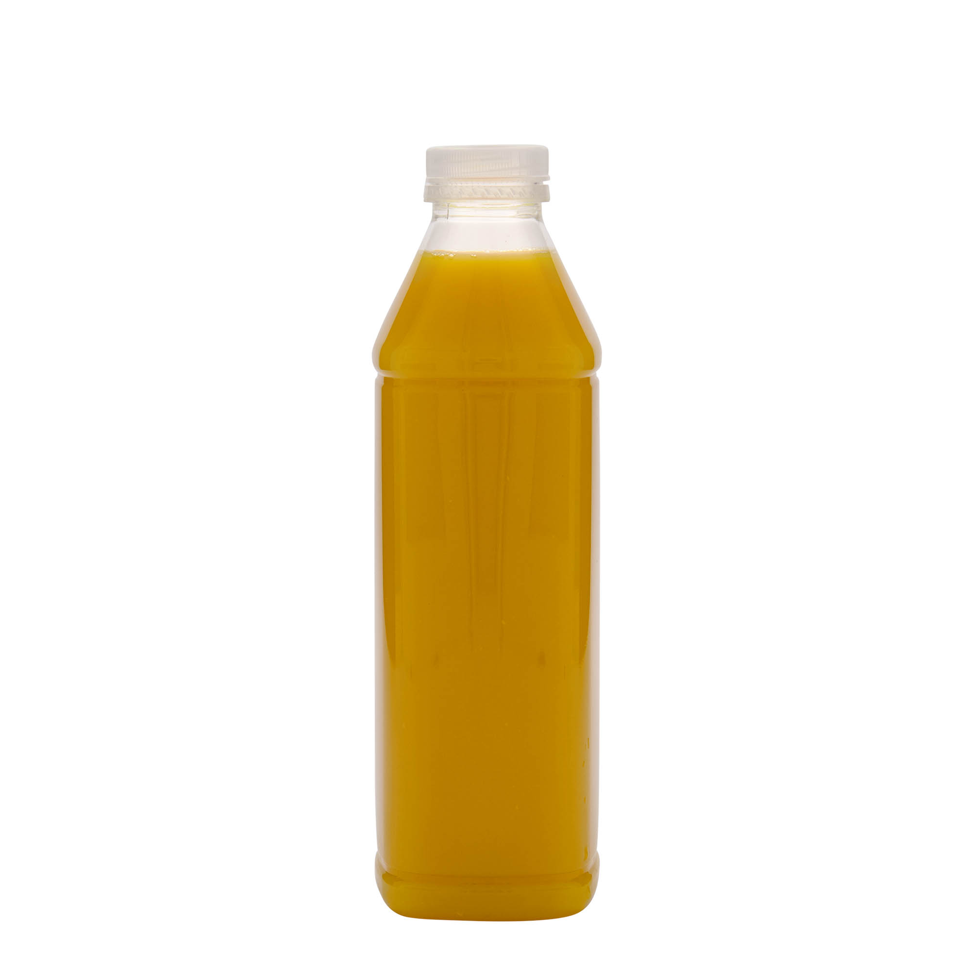 1 000 ml PET-pullo 'Milk and Juice Carré', neliömäinen, muovia, suuaukko: 38 mm