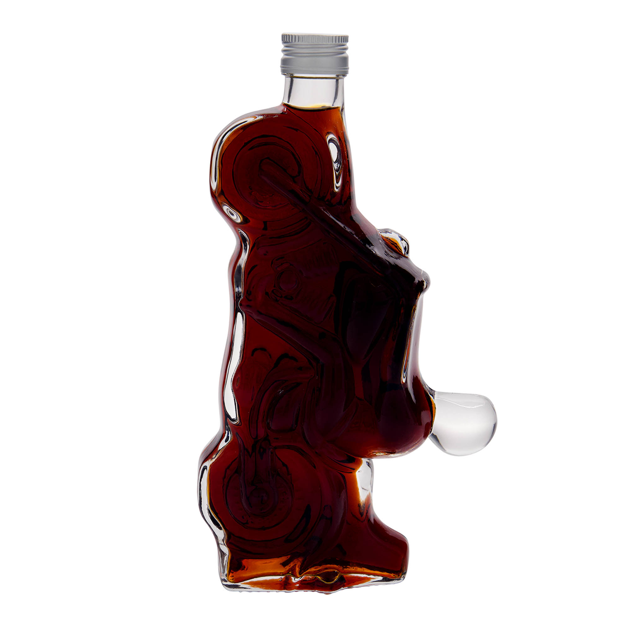 350 ml lasipullo 'Moottoripyörä', suuaukko: PP 28