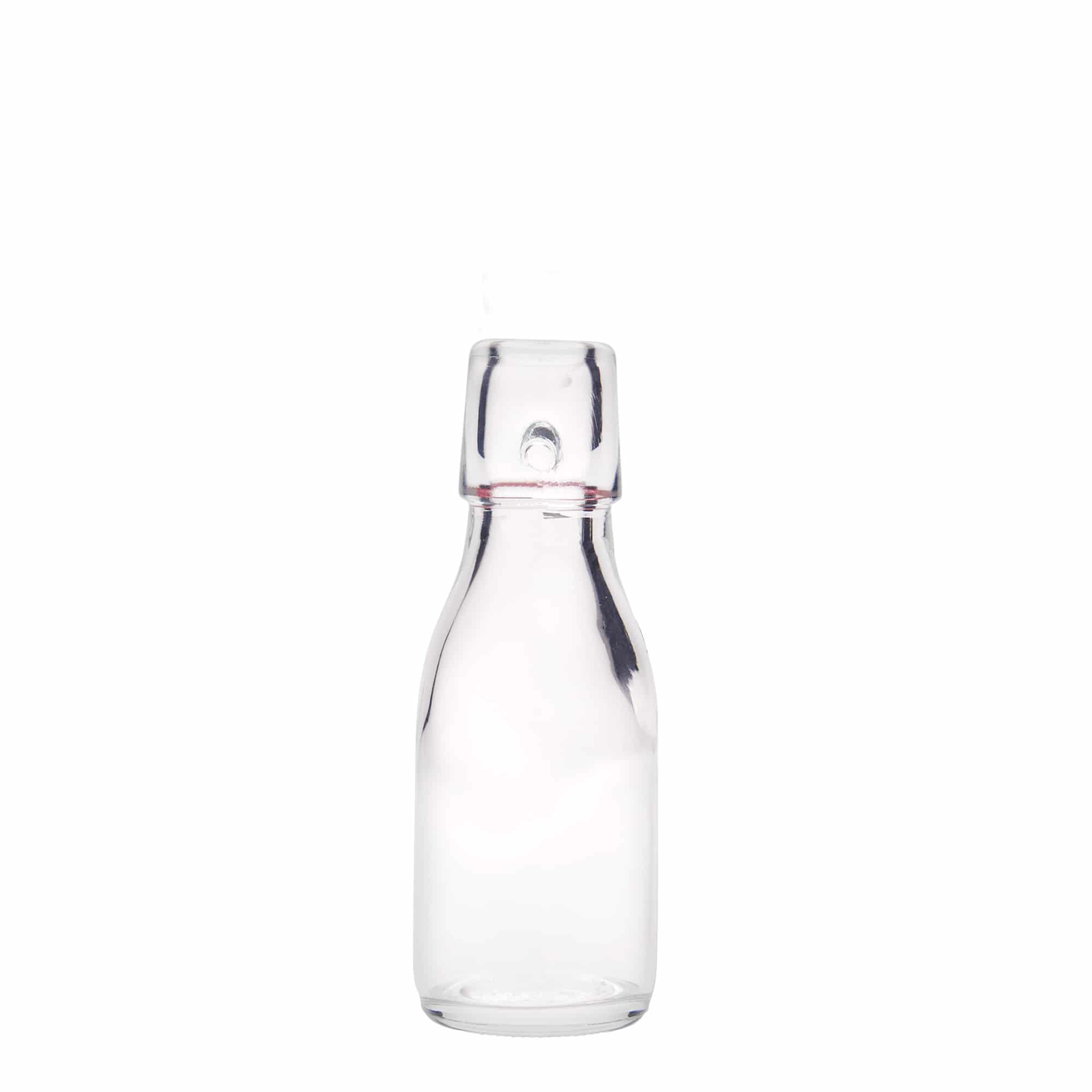 100 ml lasipullo 'Paul', suuaukko: kahvalukko