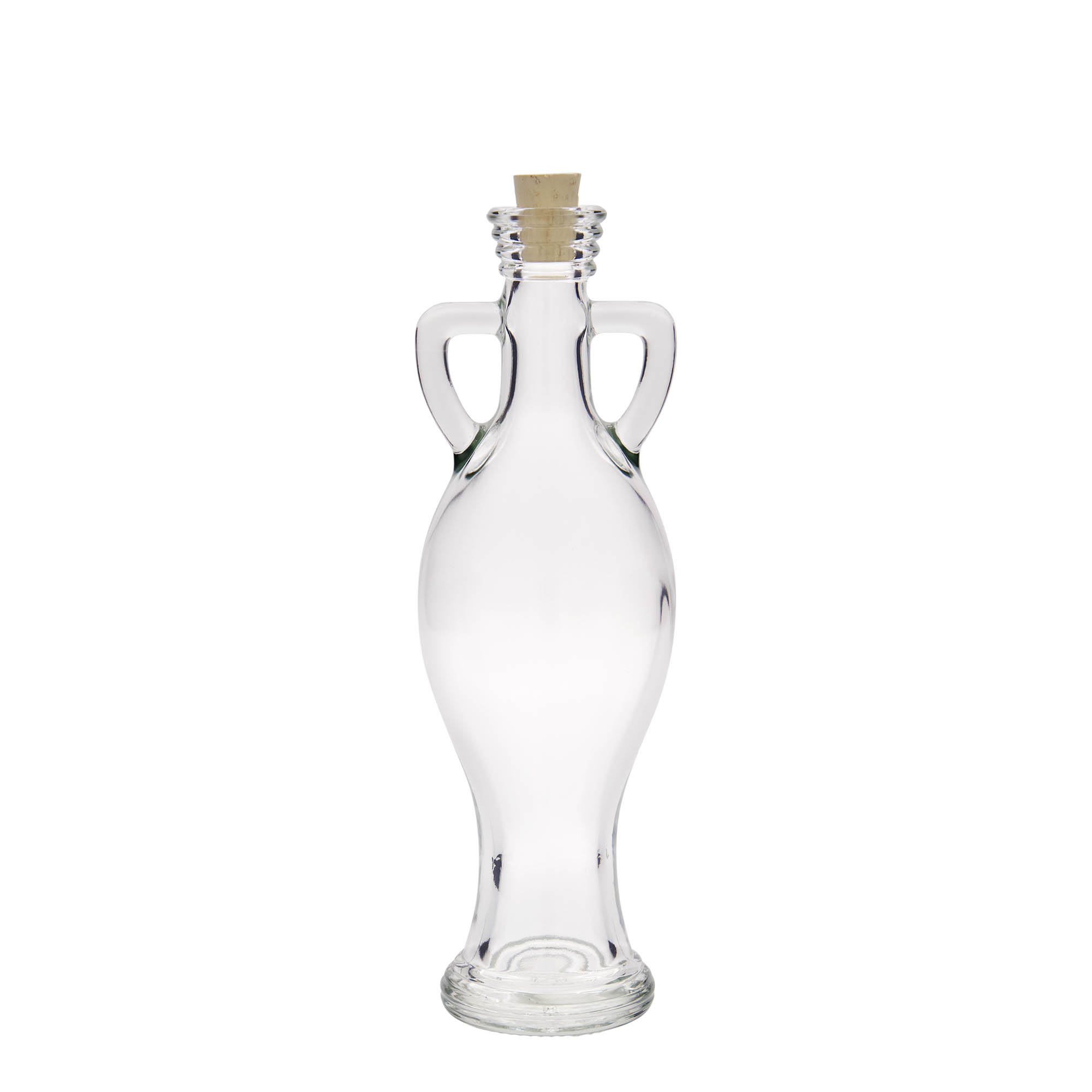 200 ml lasipullo 'Amphore', suuaukko: korkki