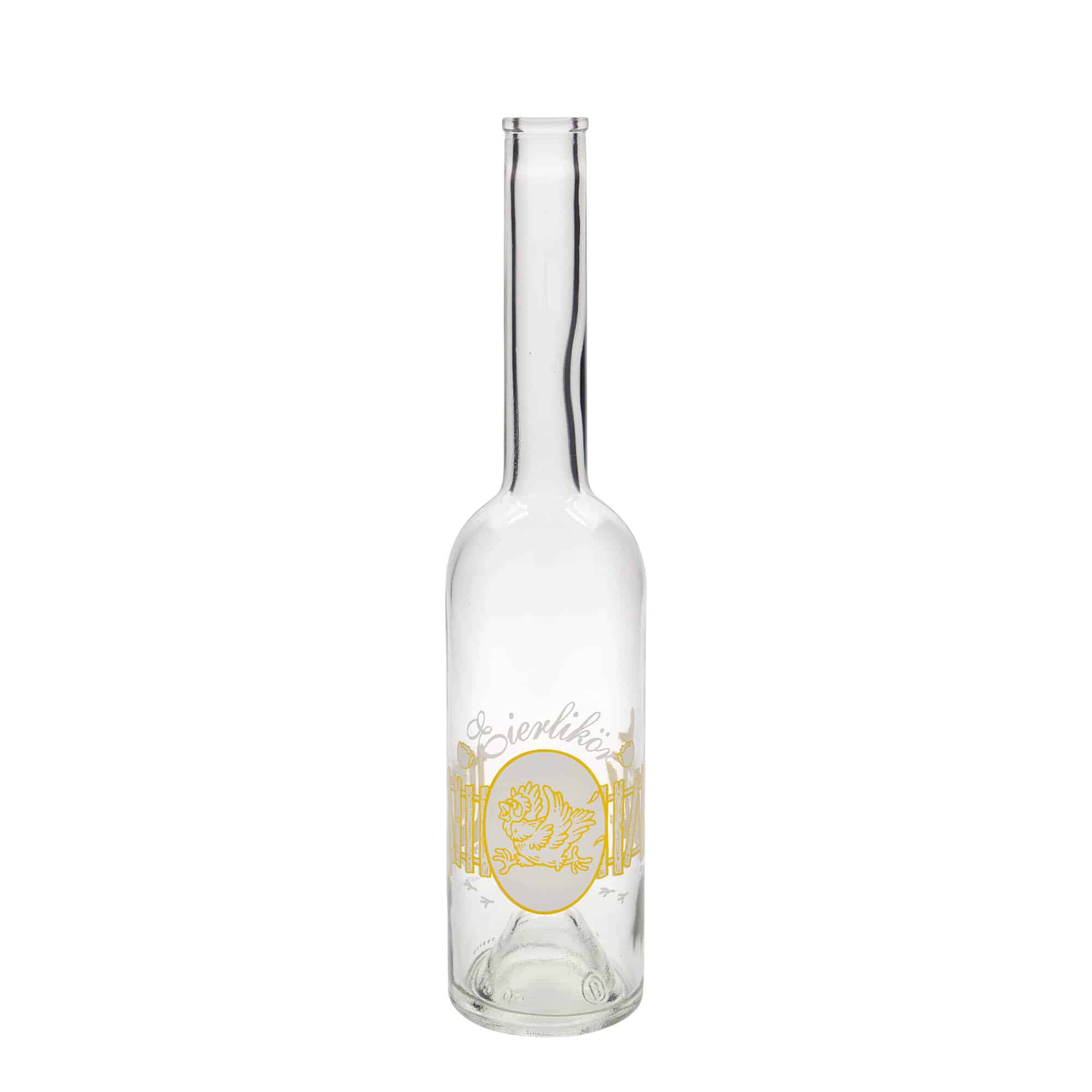 500 ml lasipullo ”Opera”, kuvio: munalikööri, suuaukko: korkki