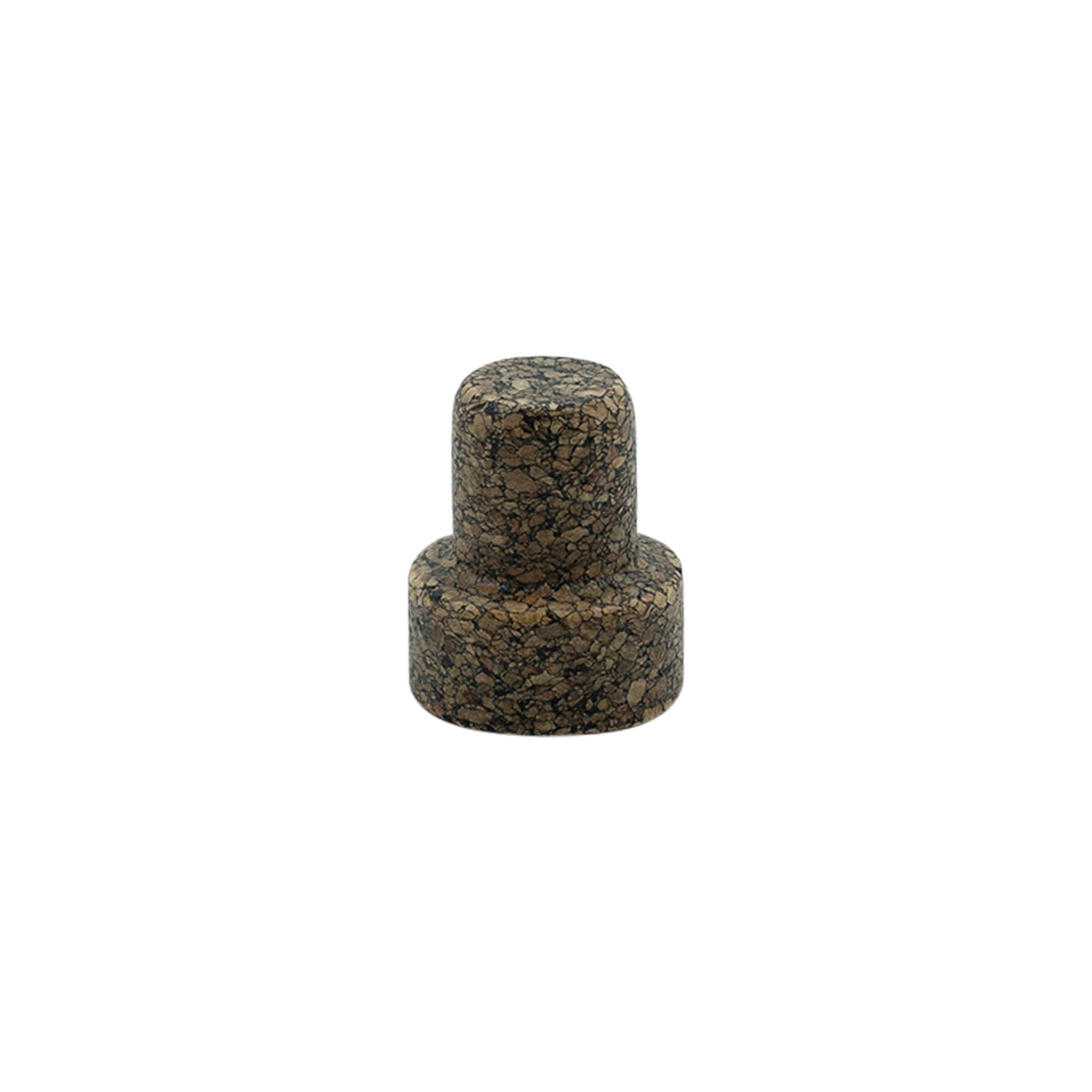 Kahvakorkki 'Sharp' 19,5 mm, Corkcoal, suulle: korkki