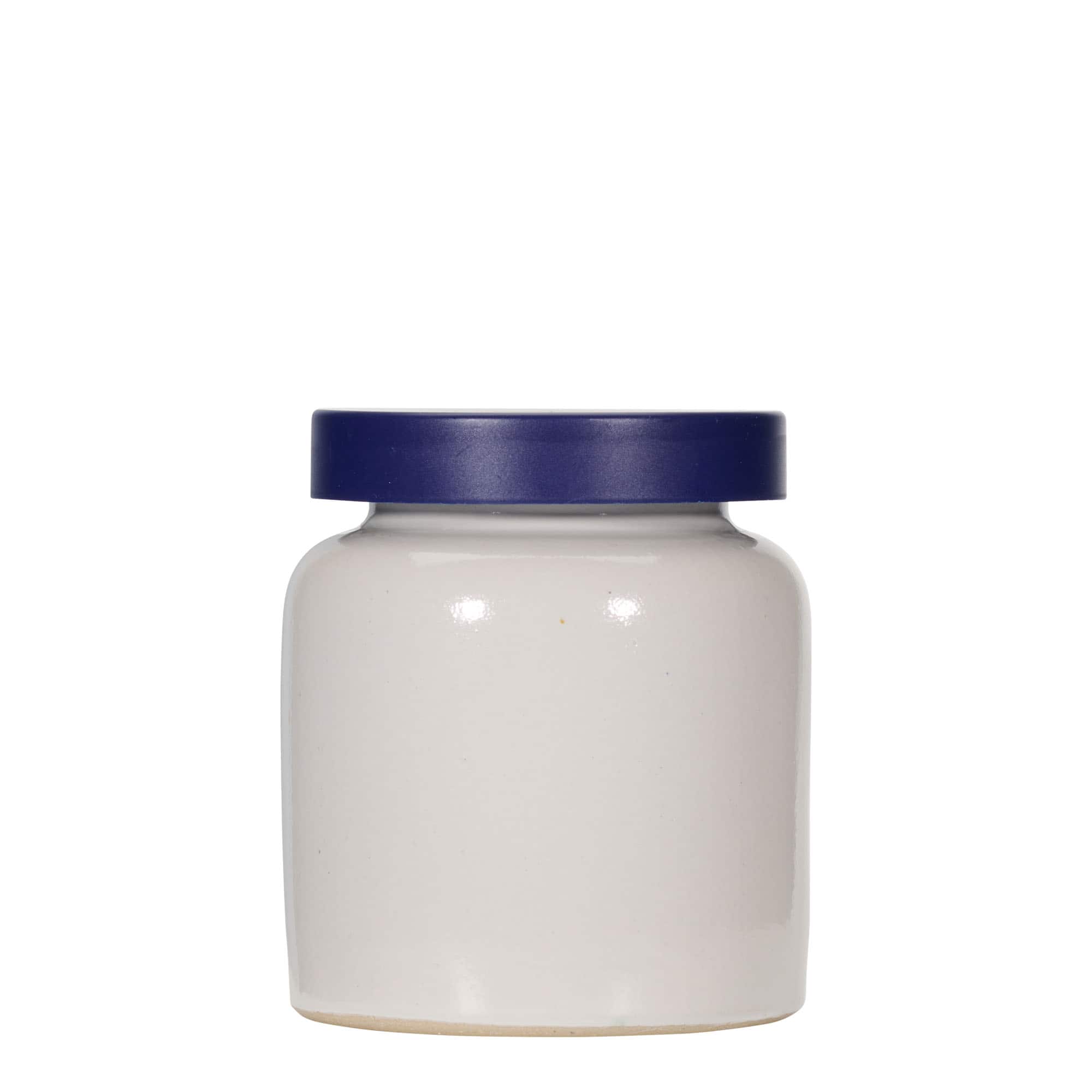 270 ml keraaminen ruukku, keramiikka, valk., suu: Irtokansi