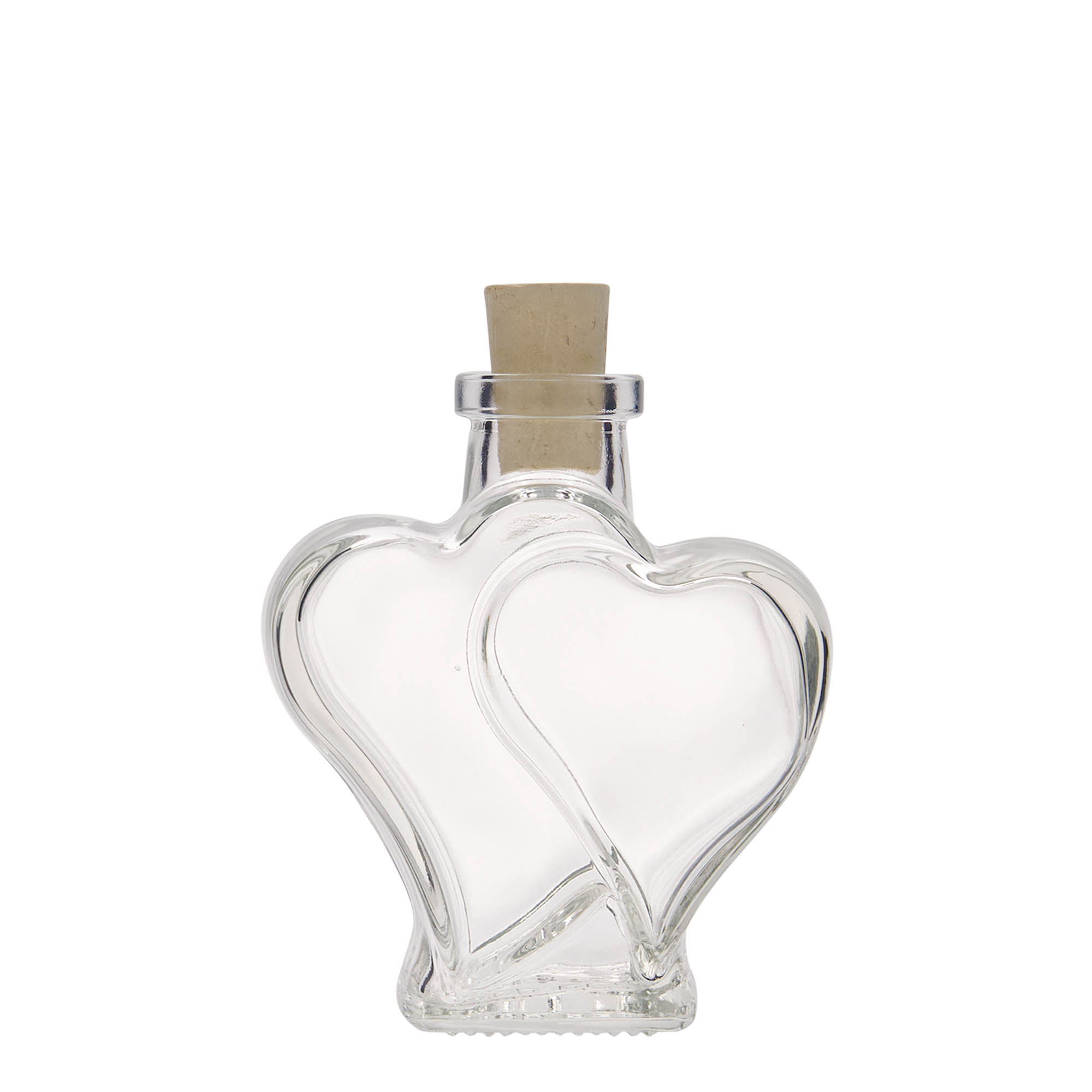 200 ml lasipullo ”Doppelherz”, suuaukko: korkki