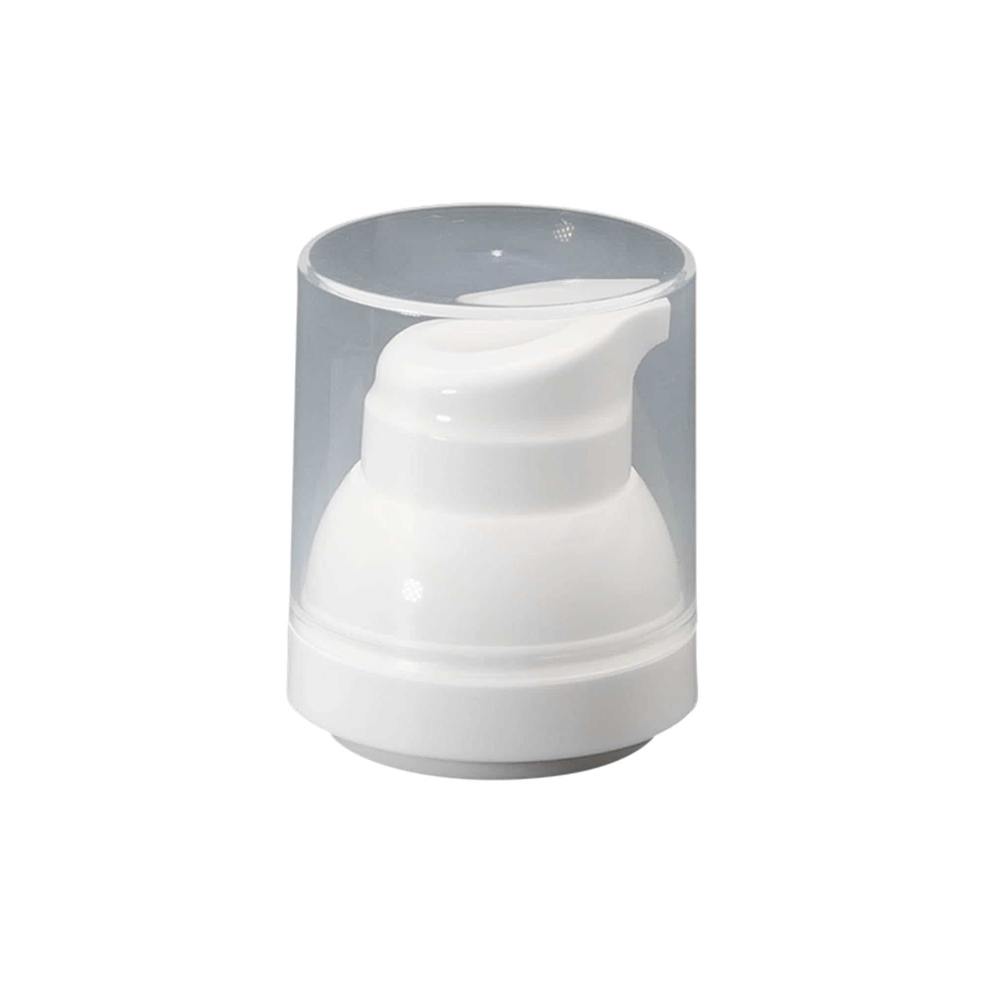 Airless Dispenser -pumppupää'Mezzo', PP-muovi, valk.