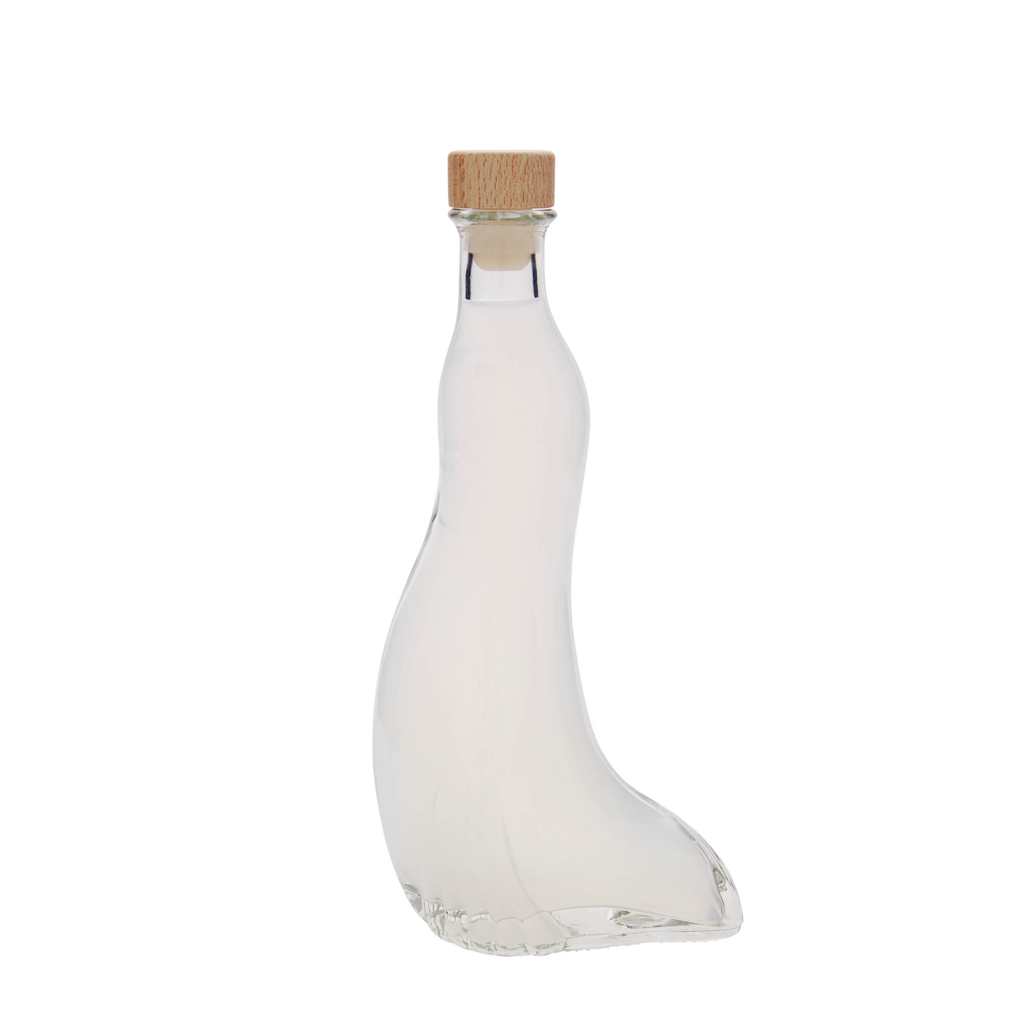 200 ml lasipullo 'Hylje', suuaukko: korkki