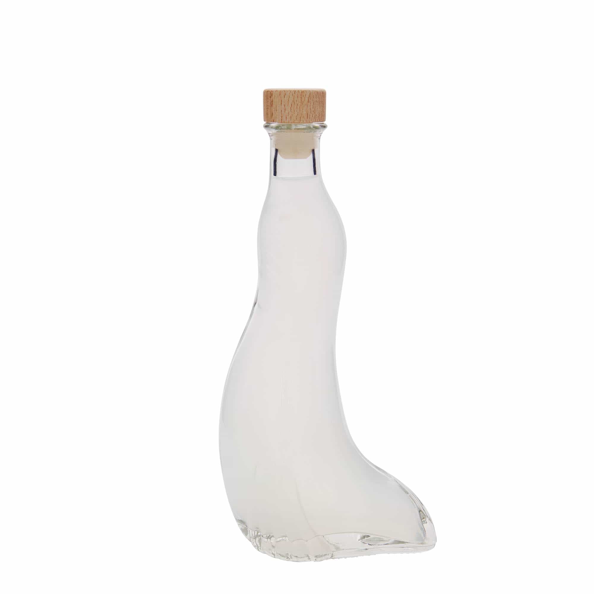 200 ml lasipullo 'Hylje', suuaukko: korkki