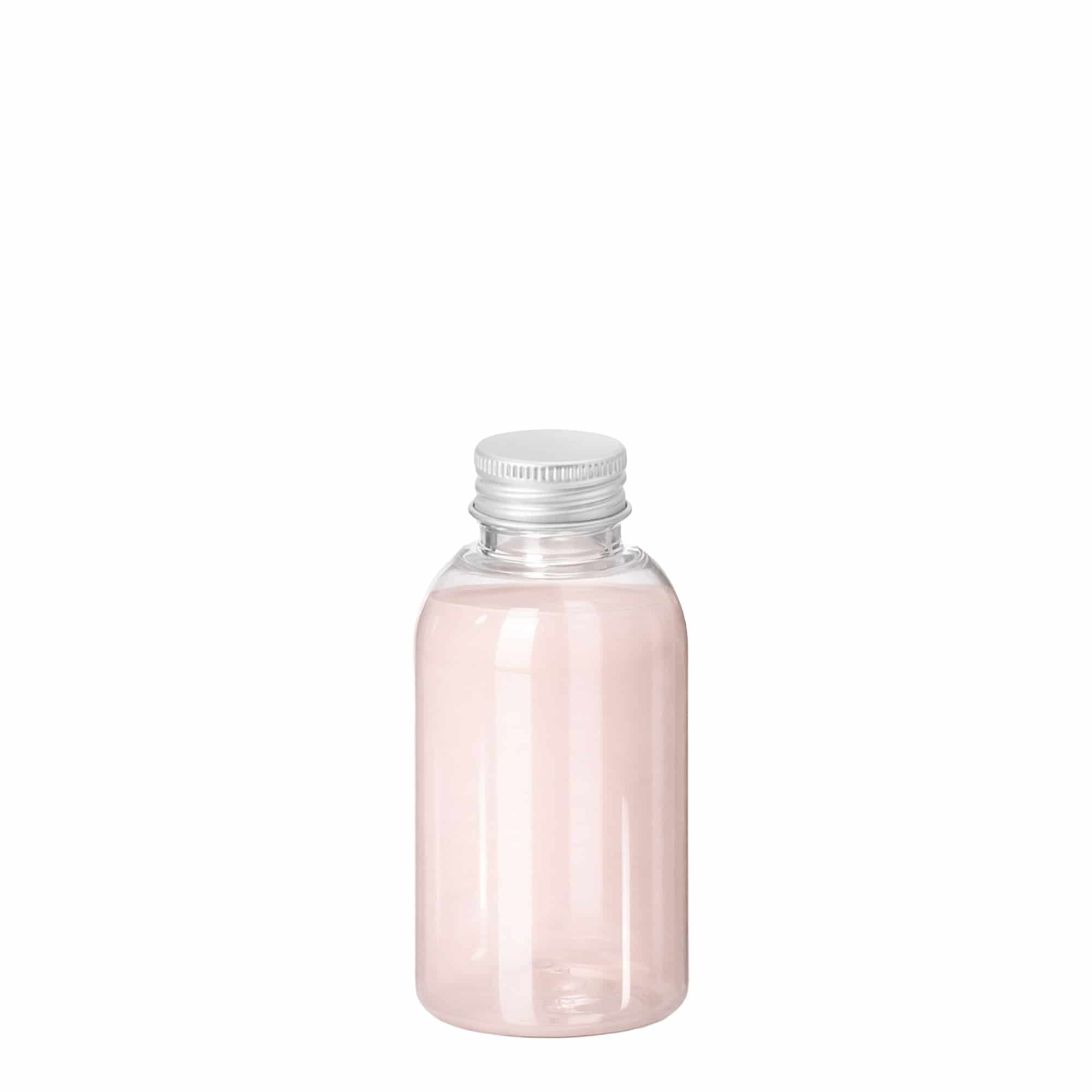 100 ml PET-pullo ”Boston”, muovia, suuaukko: 24/410