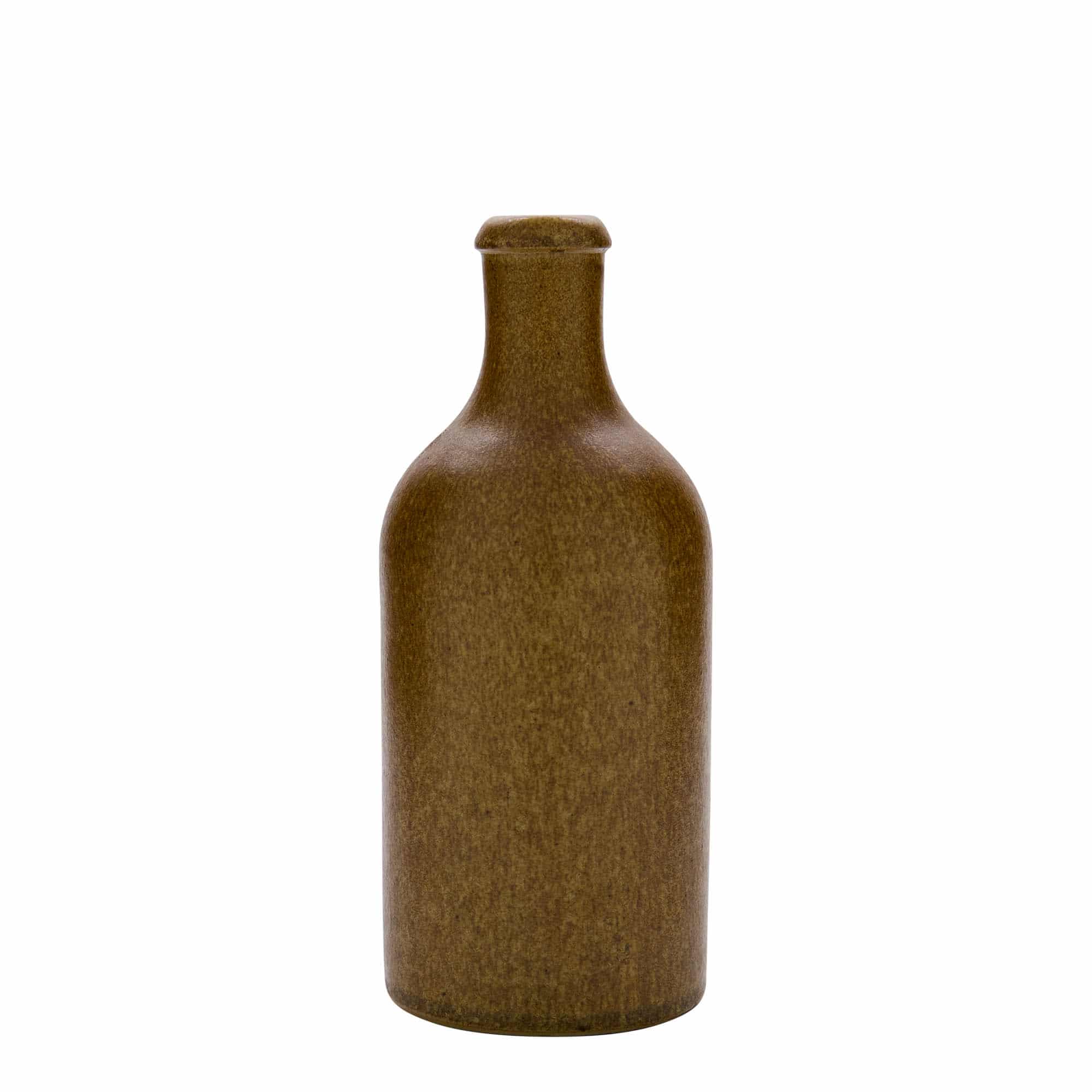 500 ml savituoppi, keraaminen, ruskea-kristalli, suu: korkki