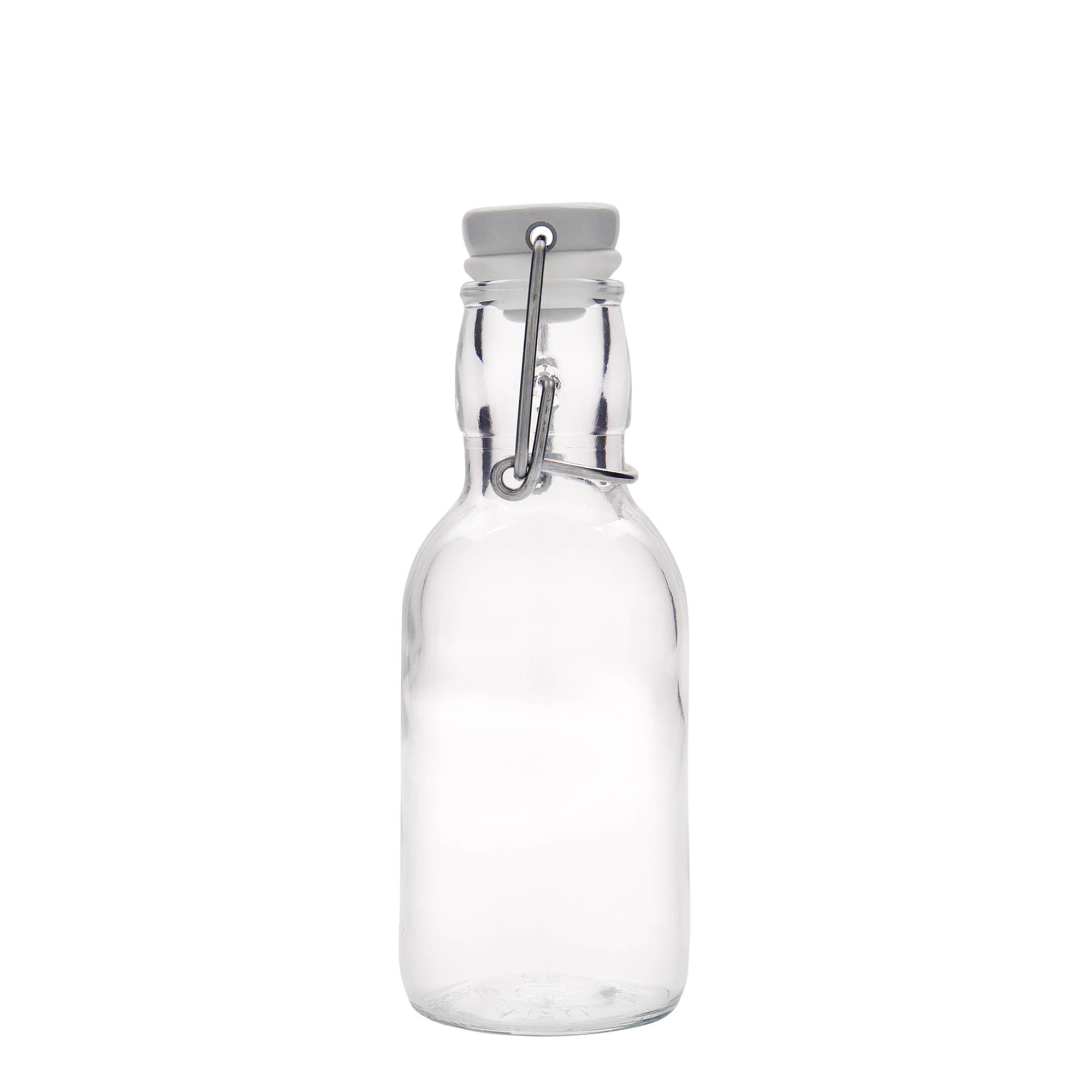 250 ml lasipullo 'Emilia', suuaukko: puristuskorkki
