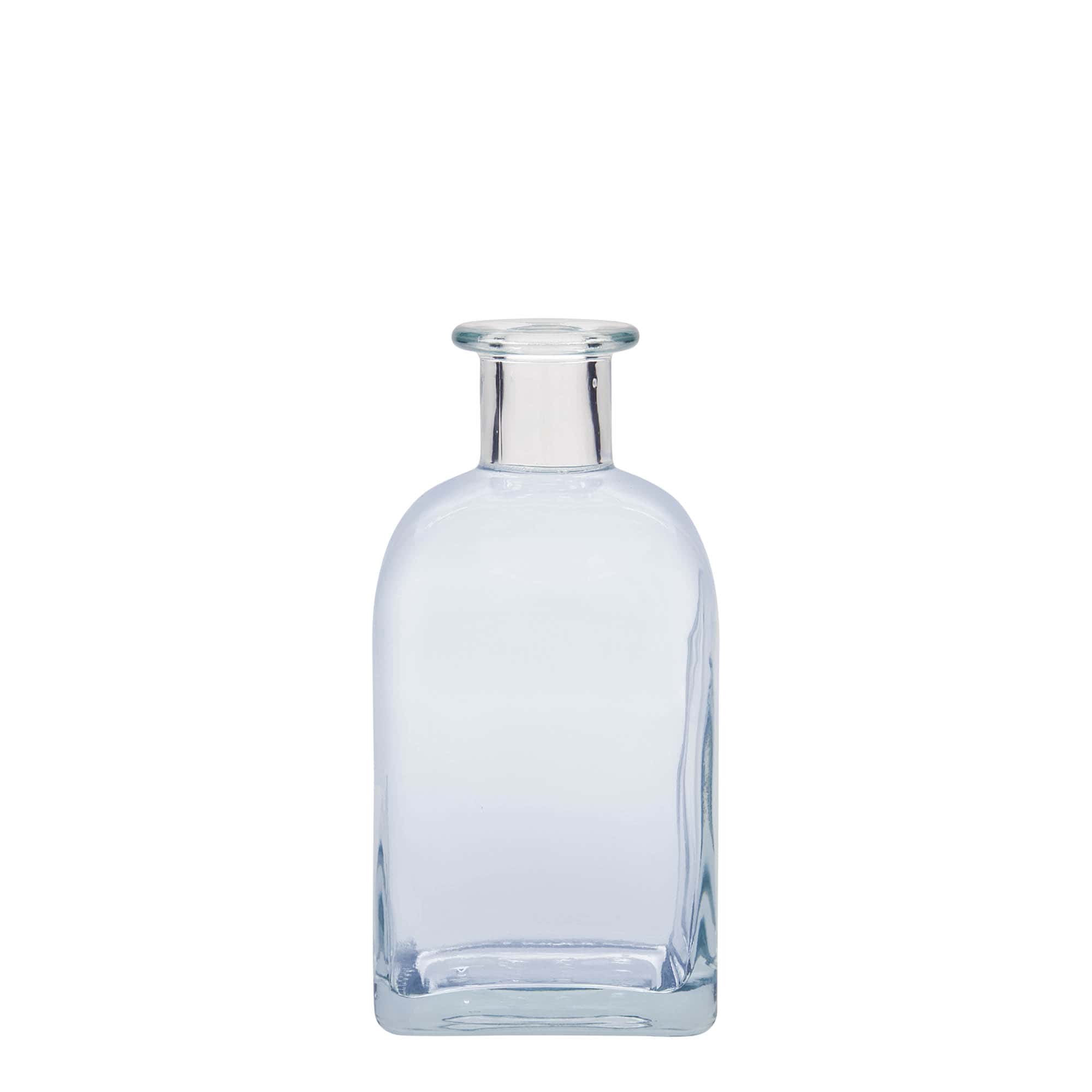350 ml lasipullo Apotheker Carré, neliö, suuaukko: korkki