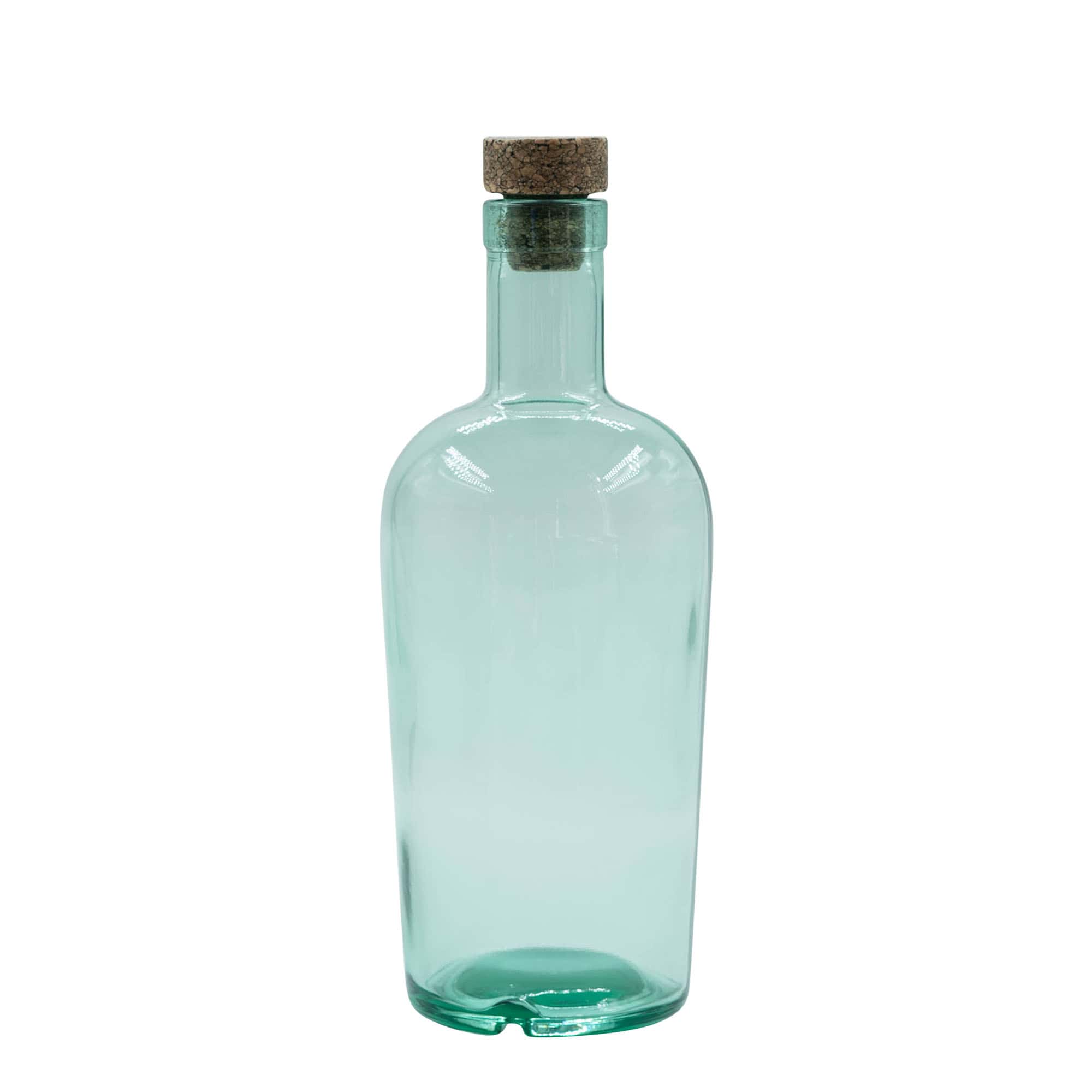 700 ml lasipullo 'Teo Light', suuaukko: korkki