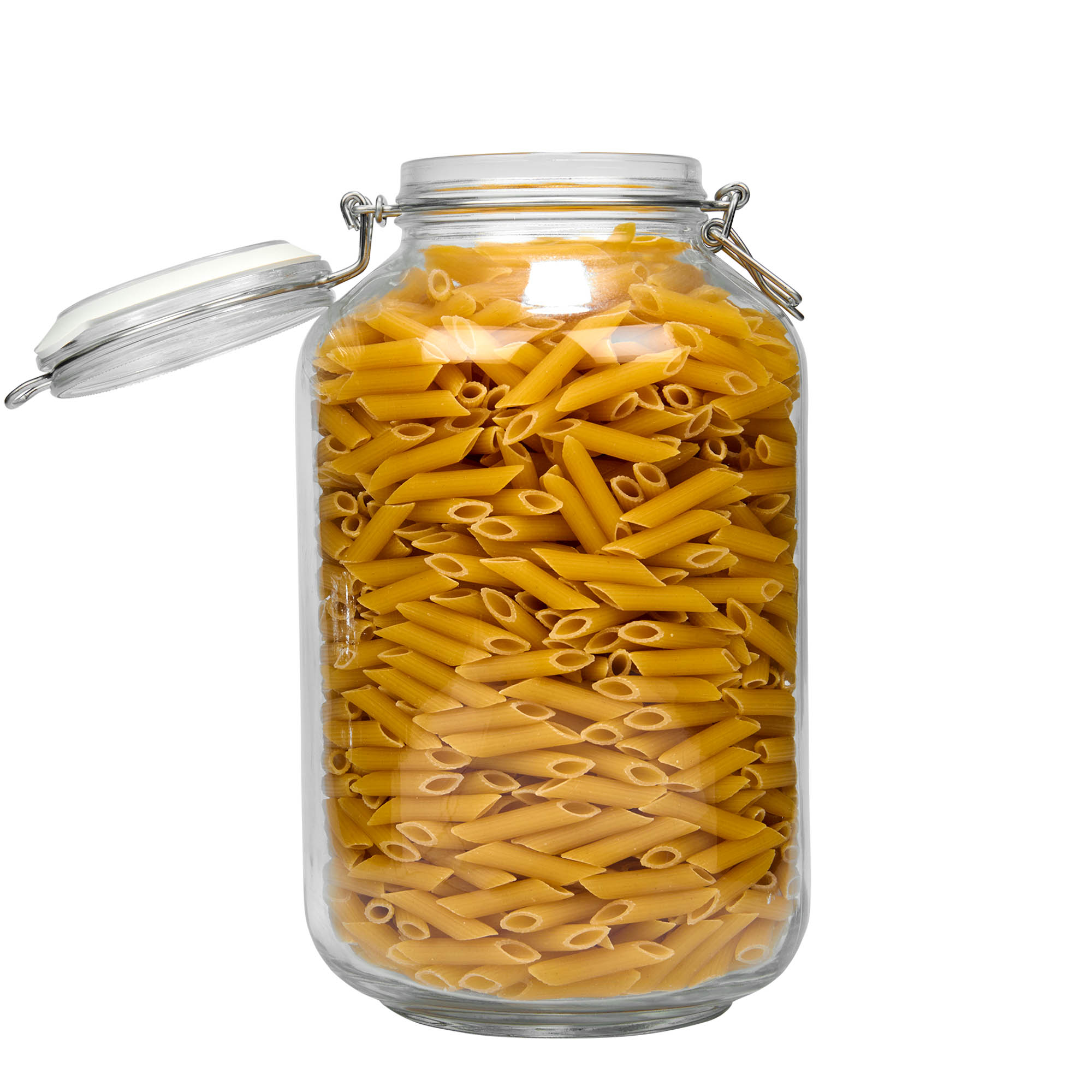 4 000 ml Fido-lasipurkki metalliklipsikannella, suuaukko: metalliklipsisuljin