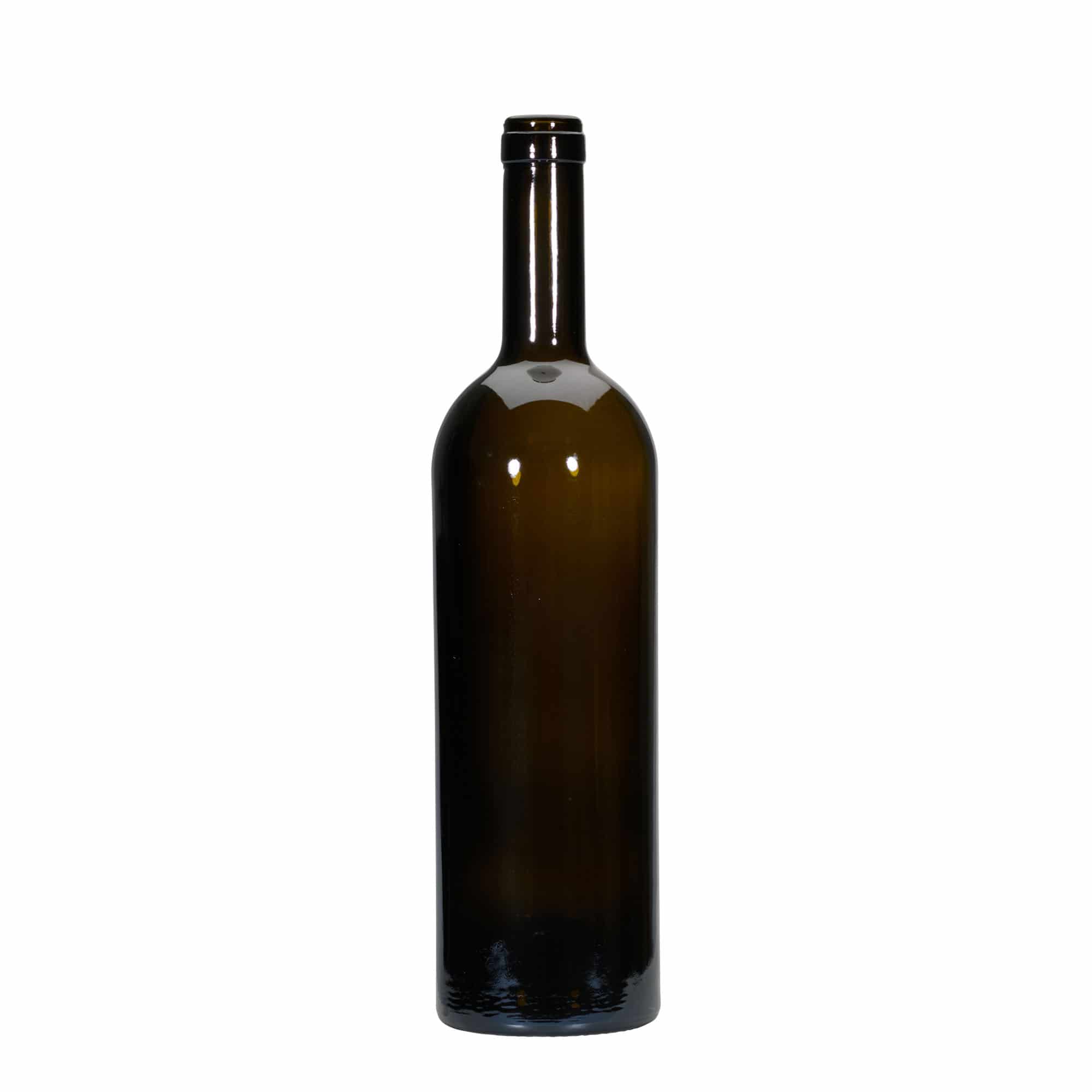 750 ml viinipullo 'Golia', antiikinvihreä, suu: korkki 750 ml viinipullo 'Golia', antiikinvihreä, suu: korkki