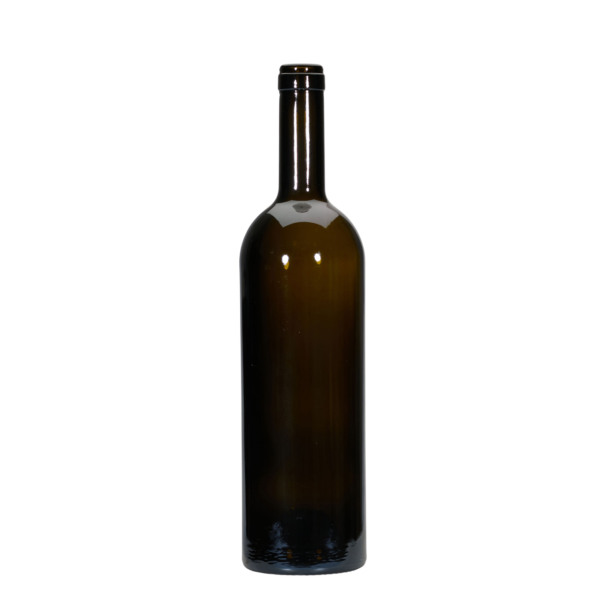750 ml viinipullo ”Golia”, antiikkivihreä, suuaukko: korkki