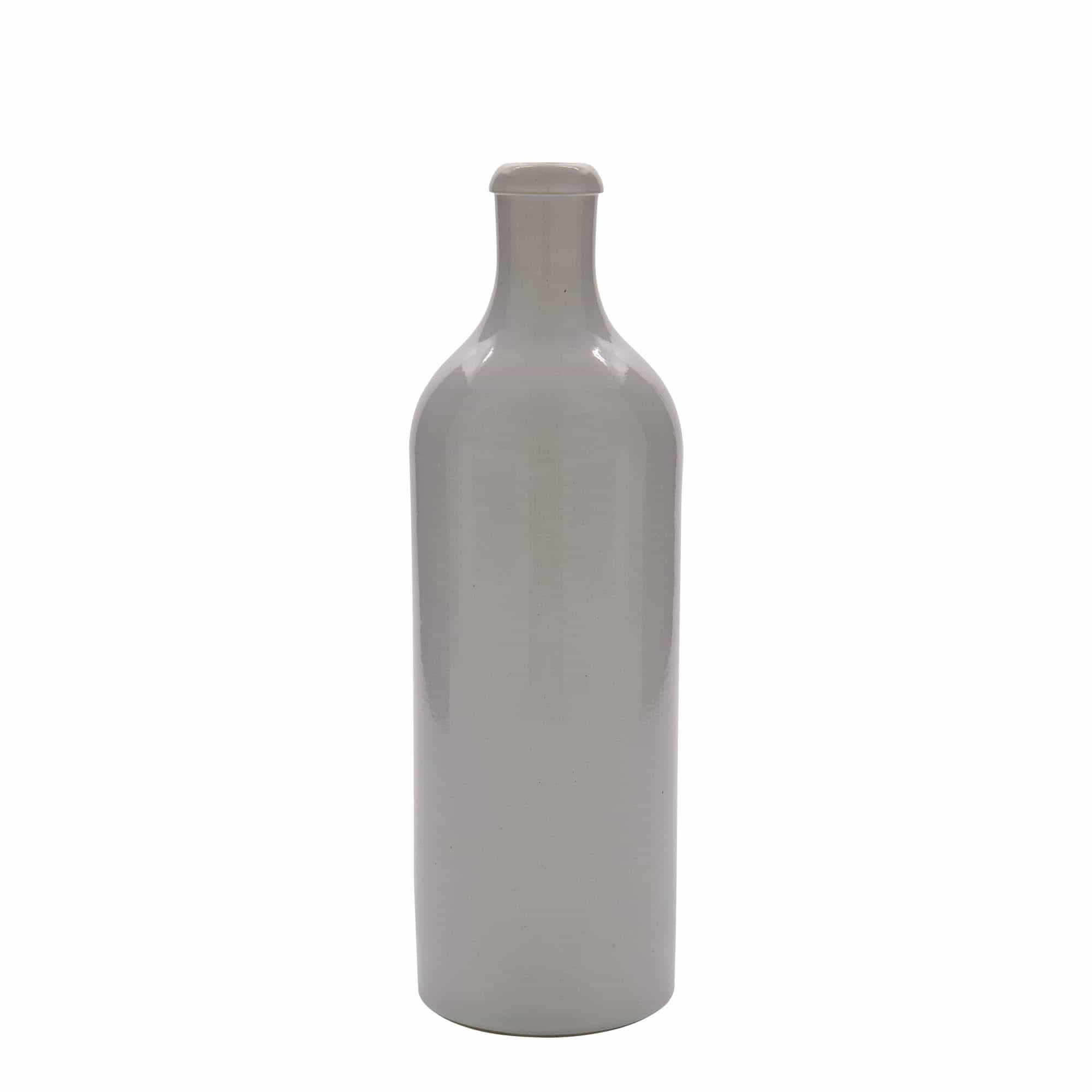 750 ml savituoppi, keraaminen, valk., suu: korkki 750 ml savituoppi, keraaminen, valk., suu: korkki