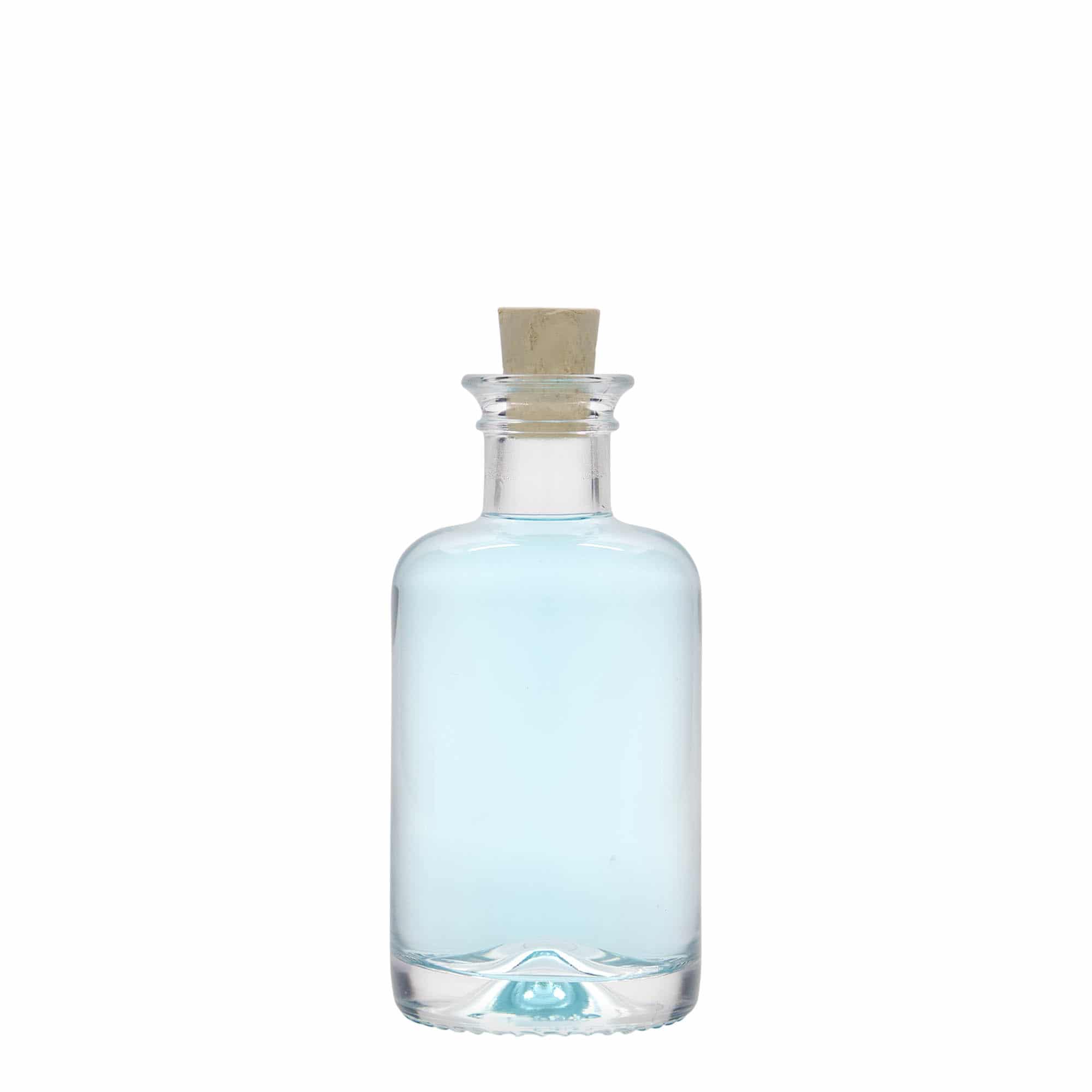100 ml apteekkarin lasipullo, suu: korkki