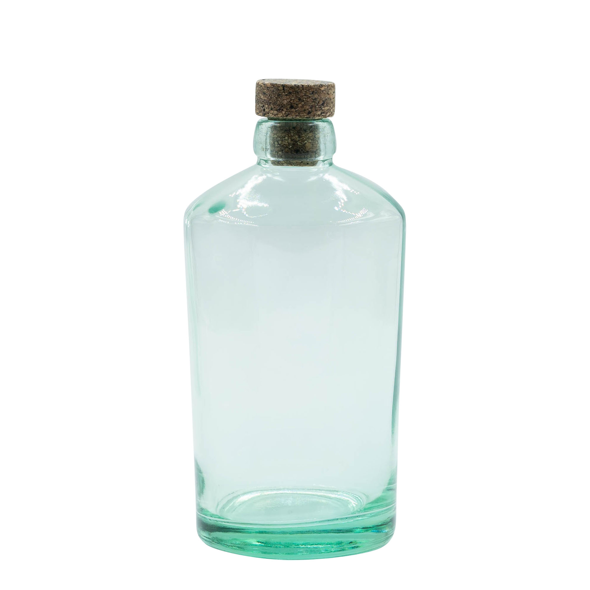 700 ml lasipullo 'Barrel', suuaukko: korkki