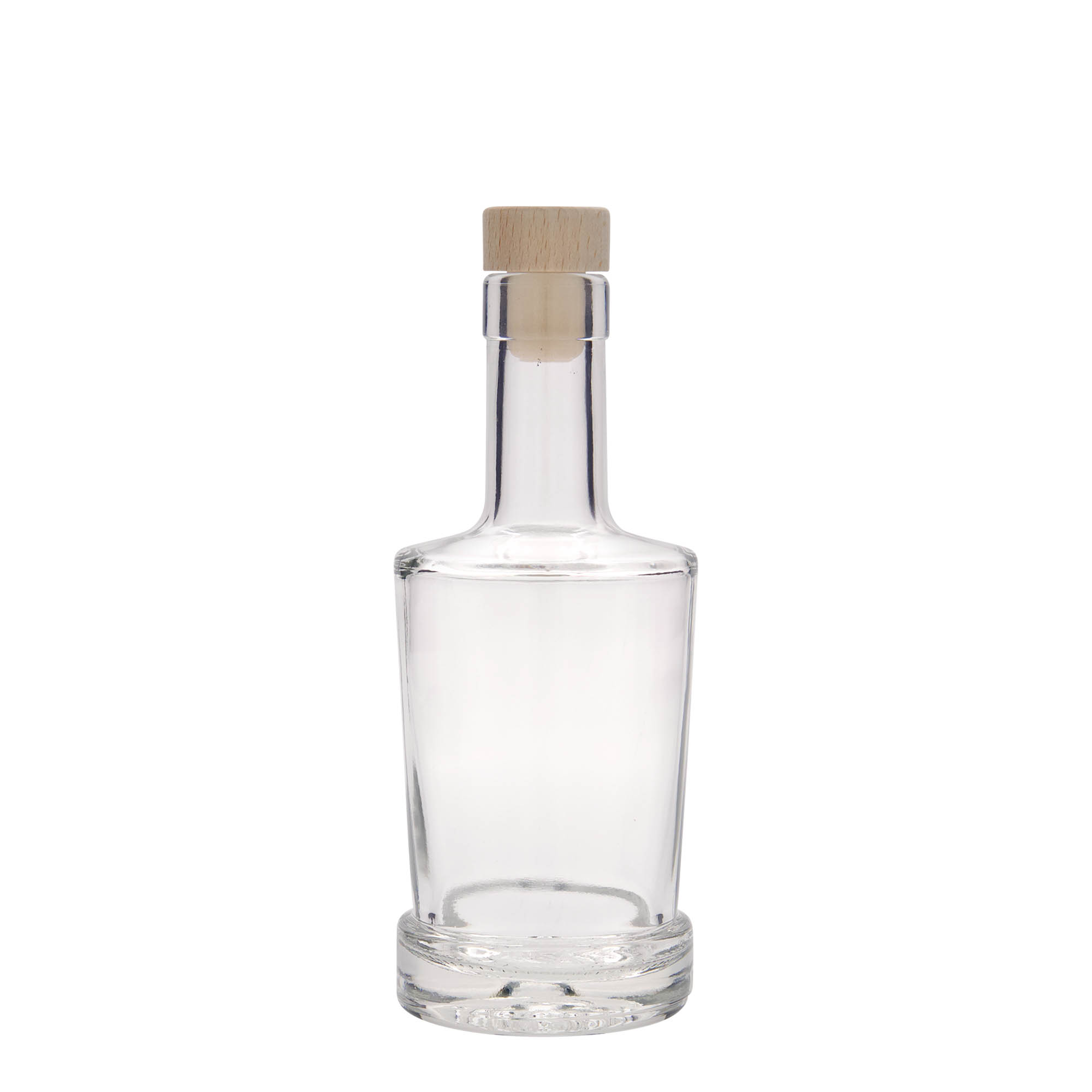 250 ml lasipullo 'Deborah', suuaukko: korkki