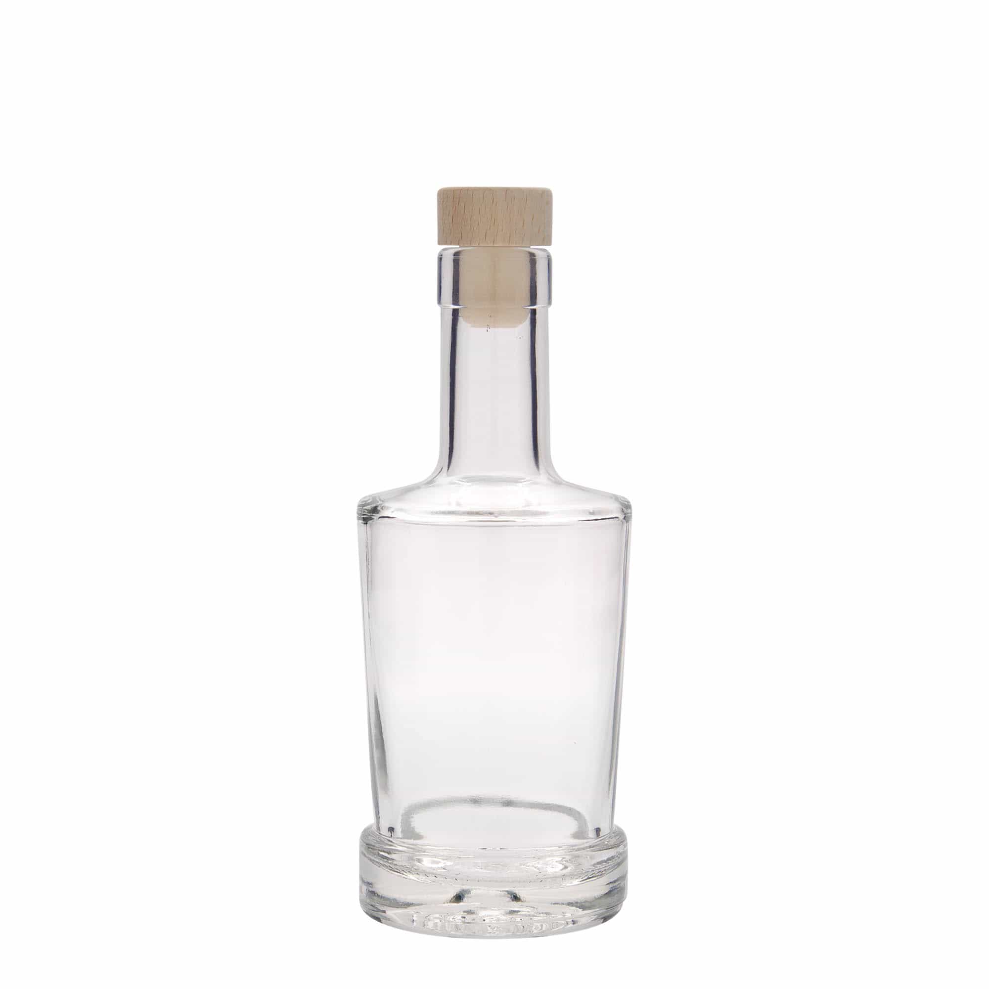 250 ml lasipullo 'Deborah', suuaukko: korkki