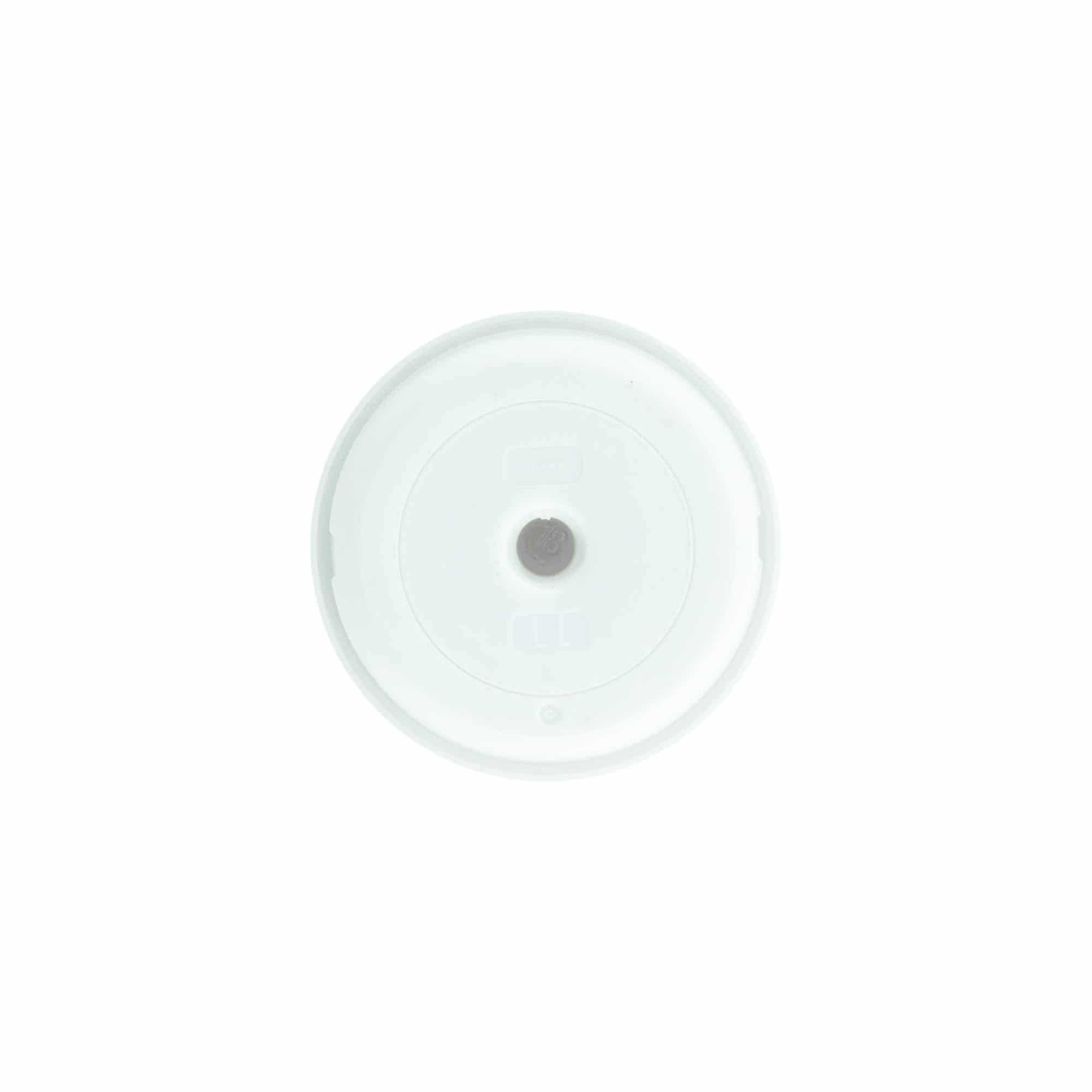Airless- annostelupumppukorkki 'Mezzo', PP-muovi, hopea