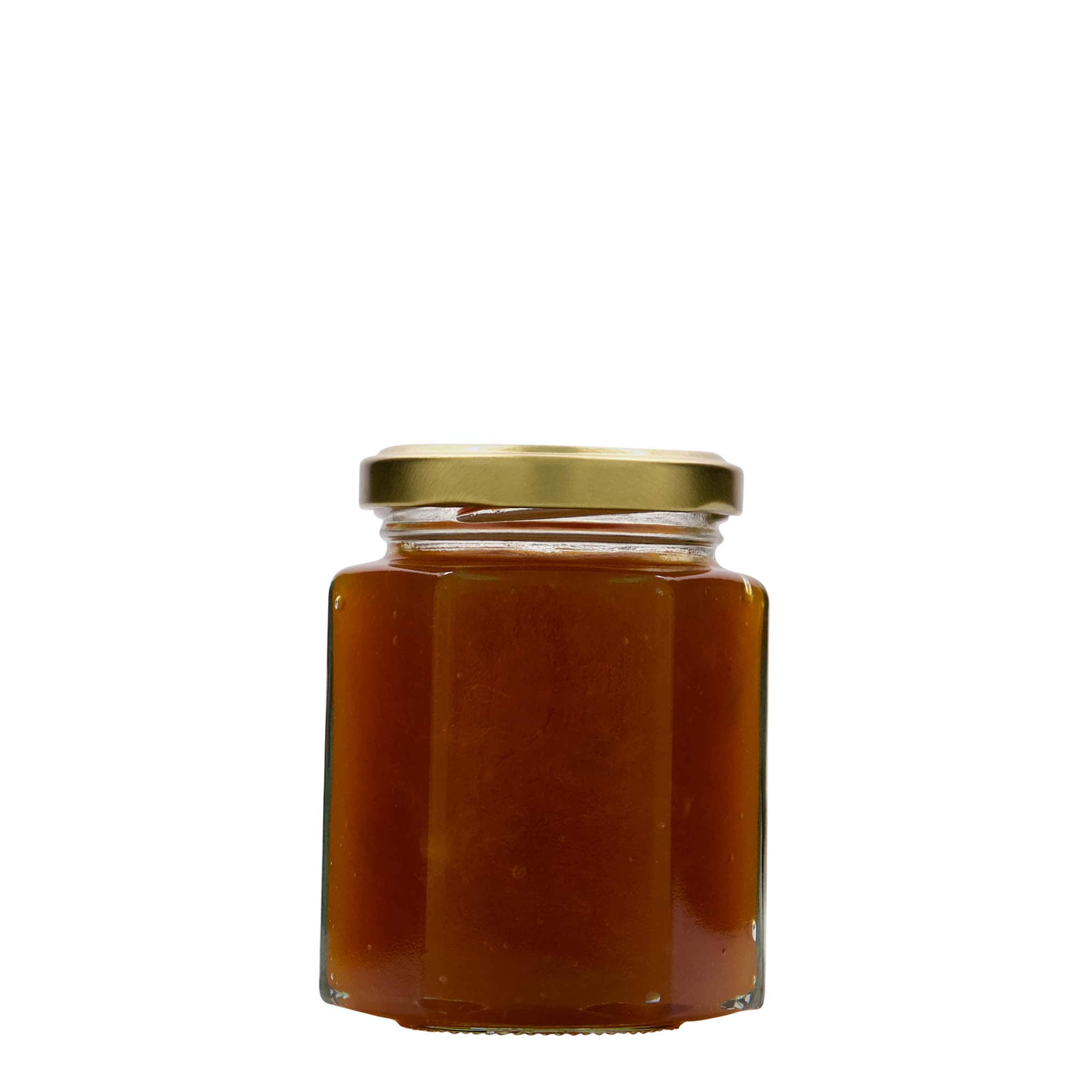 191 ml kuusikulmainen lasi, suuaukko: Twist-Off (TO 58)