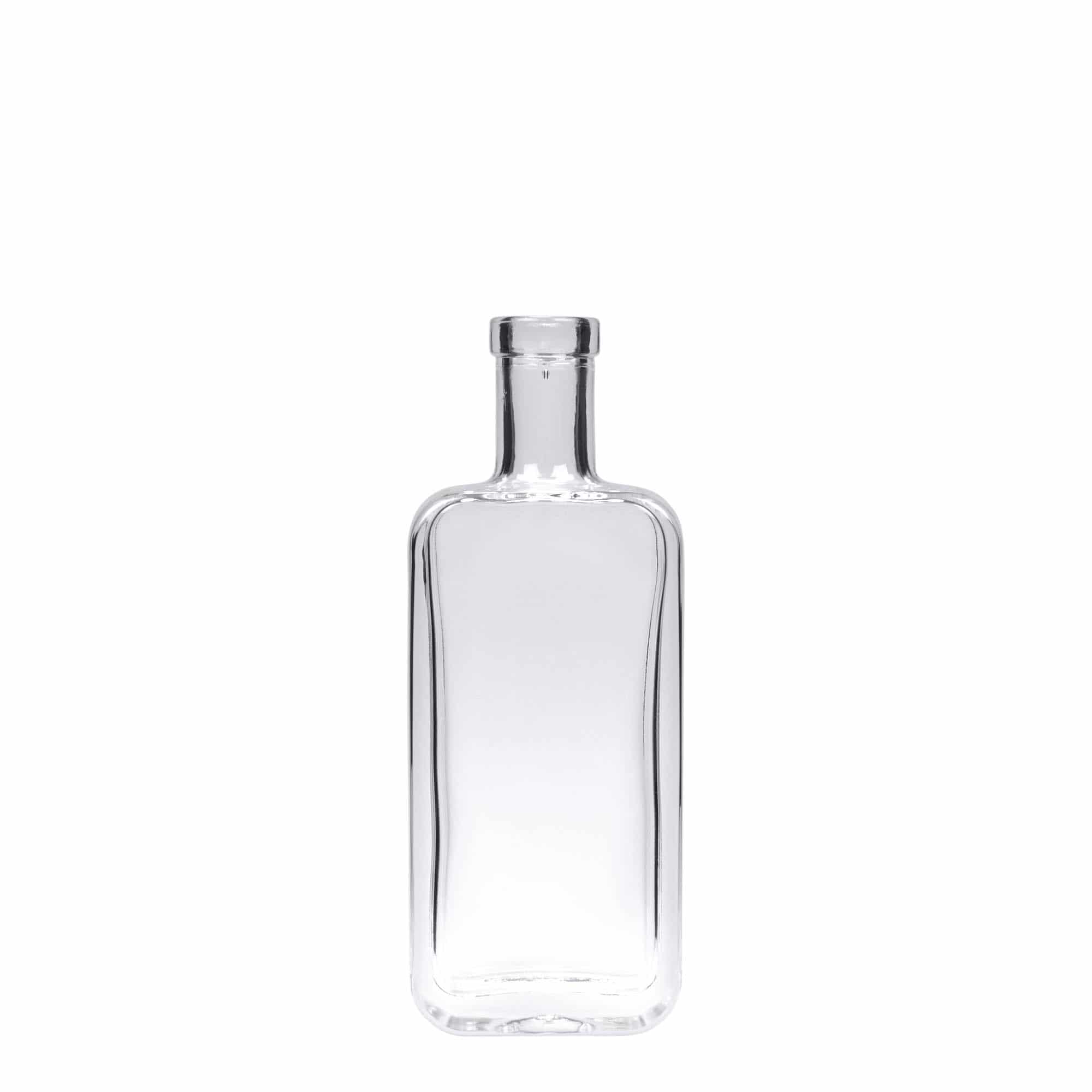 100 ml lasipullo 'Nice', suorakulmainen, suuaukko: korkki