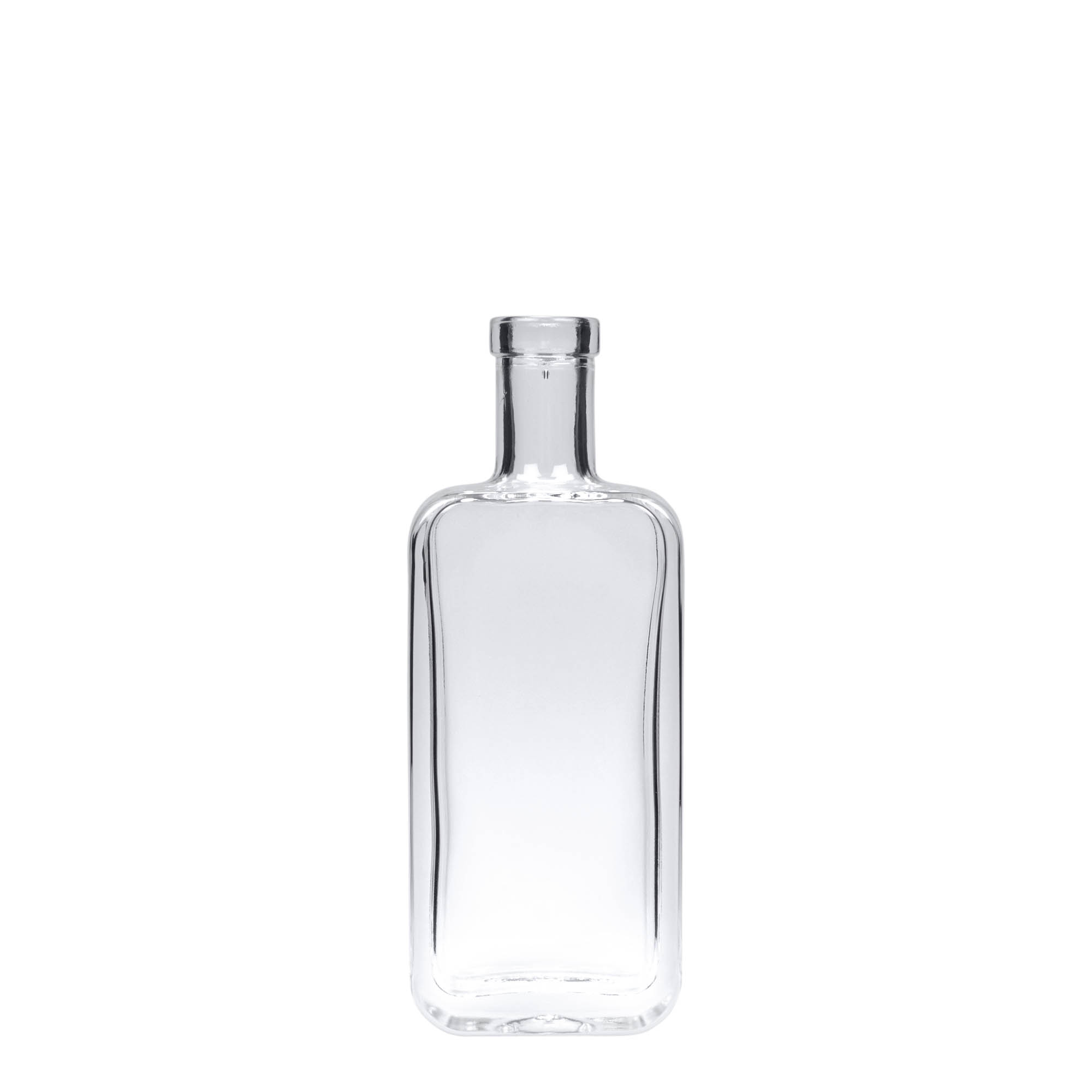 100 ml lasipullo 'Nice', suorakulmainen, suuaukko: korkki