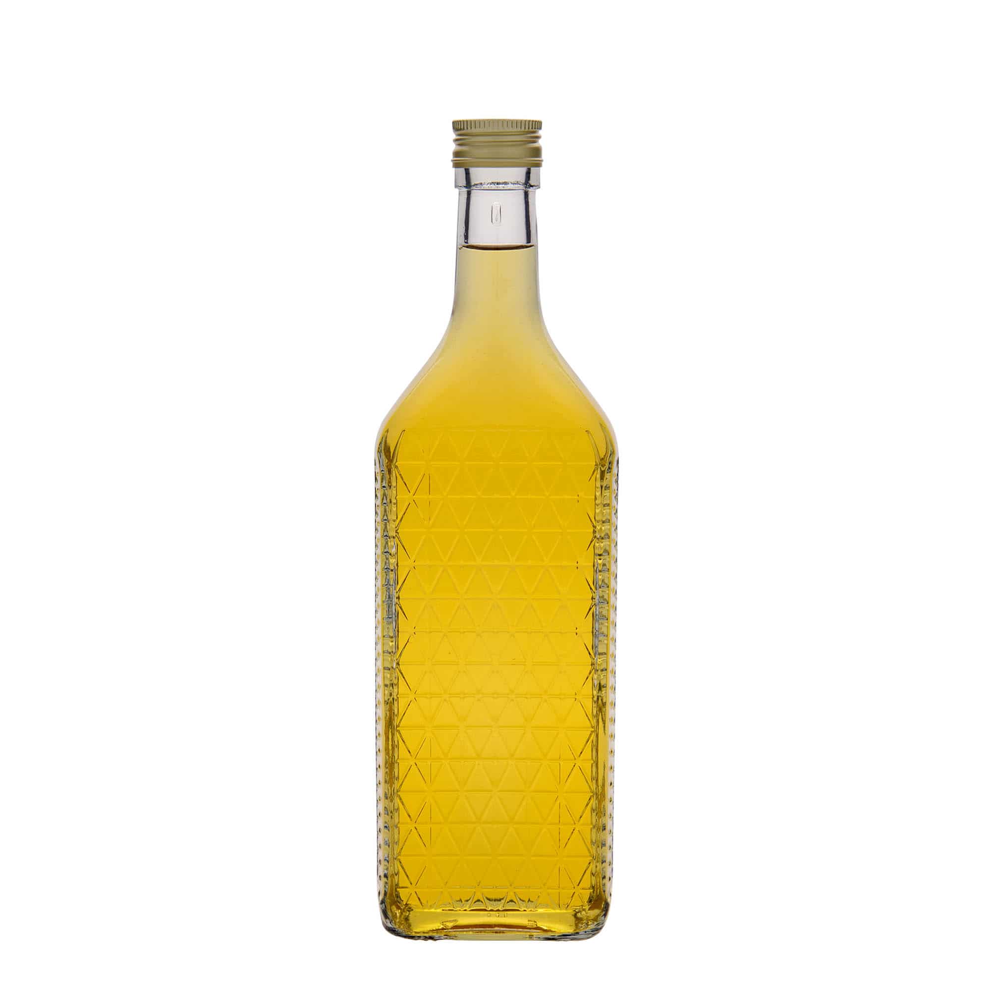 700 ml lasipullo 'Caruso', nelikulm., suu: PP 31,5