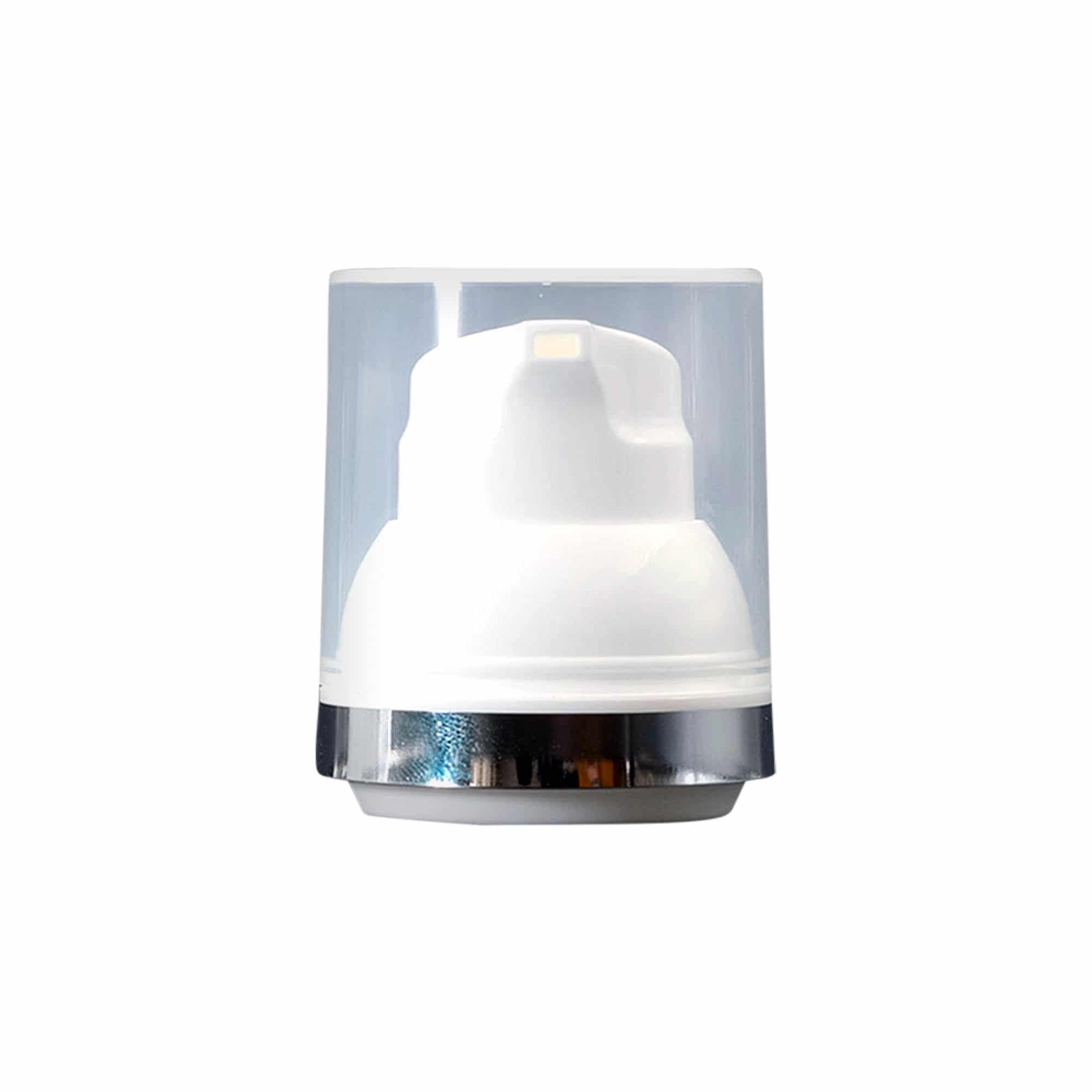 Airless Dispenser -pumppupää'Mezzo', PP-muovi, valk.